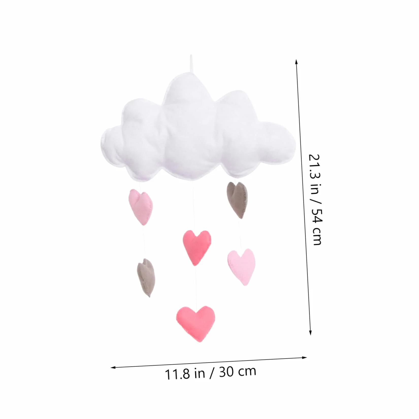 Toyvian Decoración Colgante Nube Gotas Lluvia Adornos Infantiles Habitación