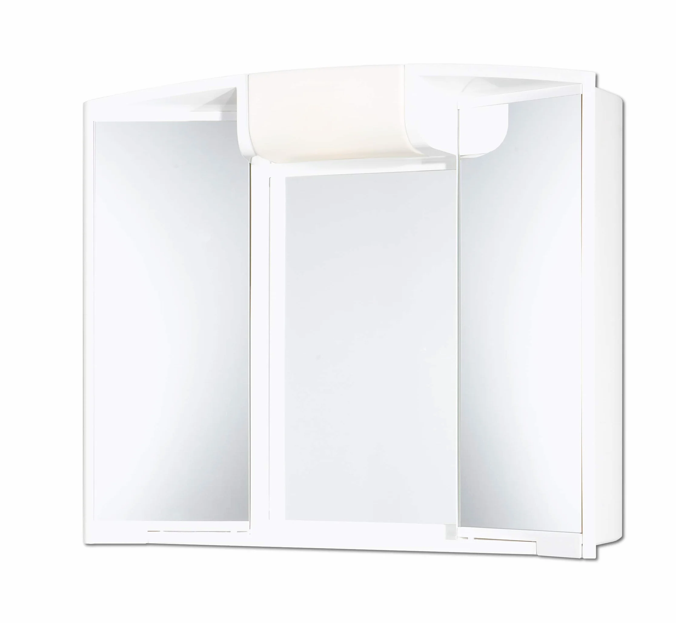 JOKEY Armario con espejo Angy - Ancho 59 cm - blanco – con la iluminacion - blanco – Espejo de baño