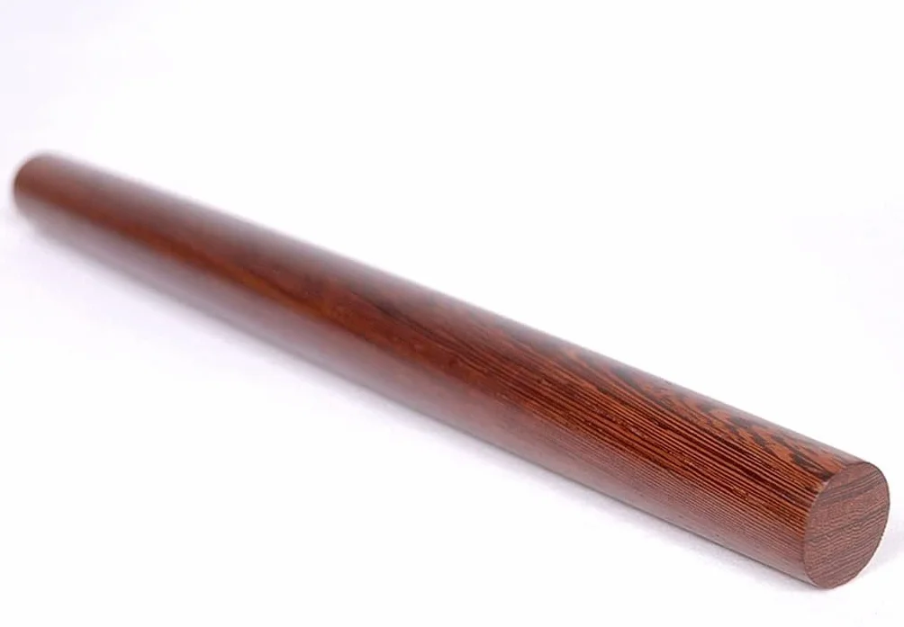 Rodillo de madera Rodillo para masa Rodillo de masa Rodillo de madera maciza Suministros for hornear Pasta Pizza Masa Pastelería Rodillo Cocina Hogar 11.02x0.98 pulgadas Rodillos