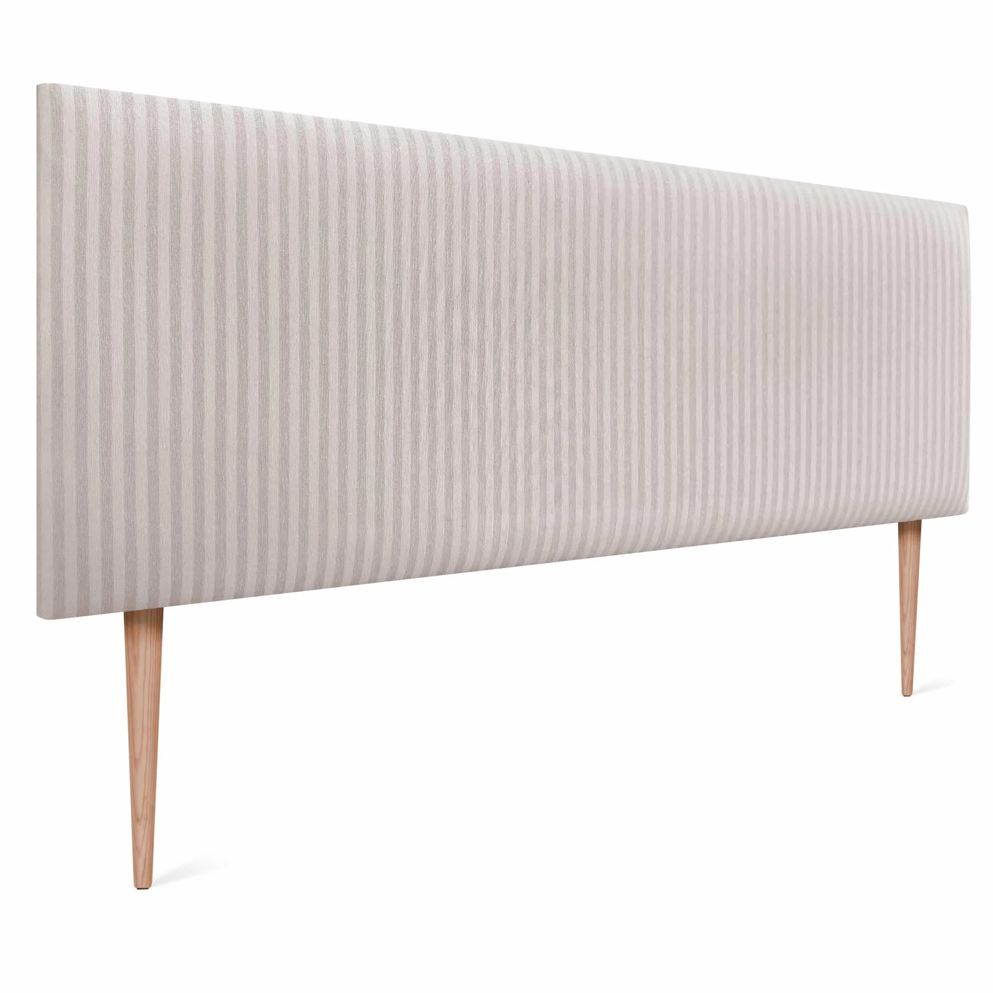 DHOME Cabecero Tapizado Liso Exclusivo Serie Luxury Edition con Patas para Pared Acústicos Cabeceros Absorbentes Cabezal Cama Dormitorio (Cream, 150cm, 4cm Grosor)
