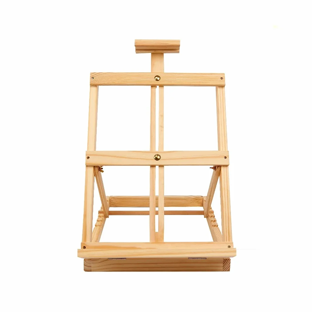 SAeWare Soporte de madera ajustable para bocetos, accesorios de estudio, marco en H para artistas, pintura, dibujo, suministros de arte