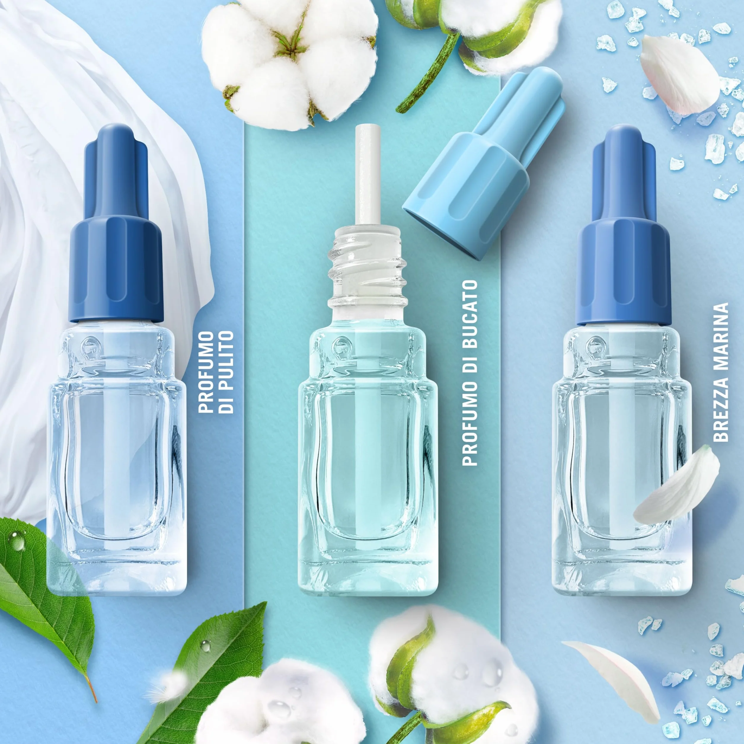 AMBIPUR 3Volution Nubes de Algodón Recambio Ambientador Eléctrico 20 ml