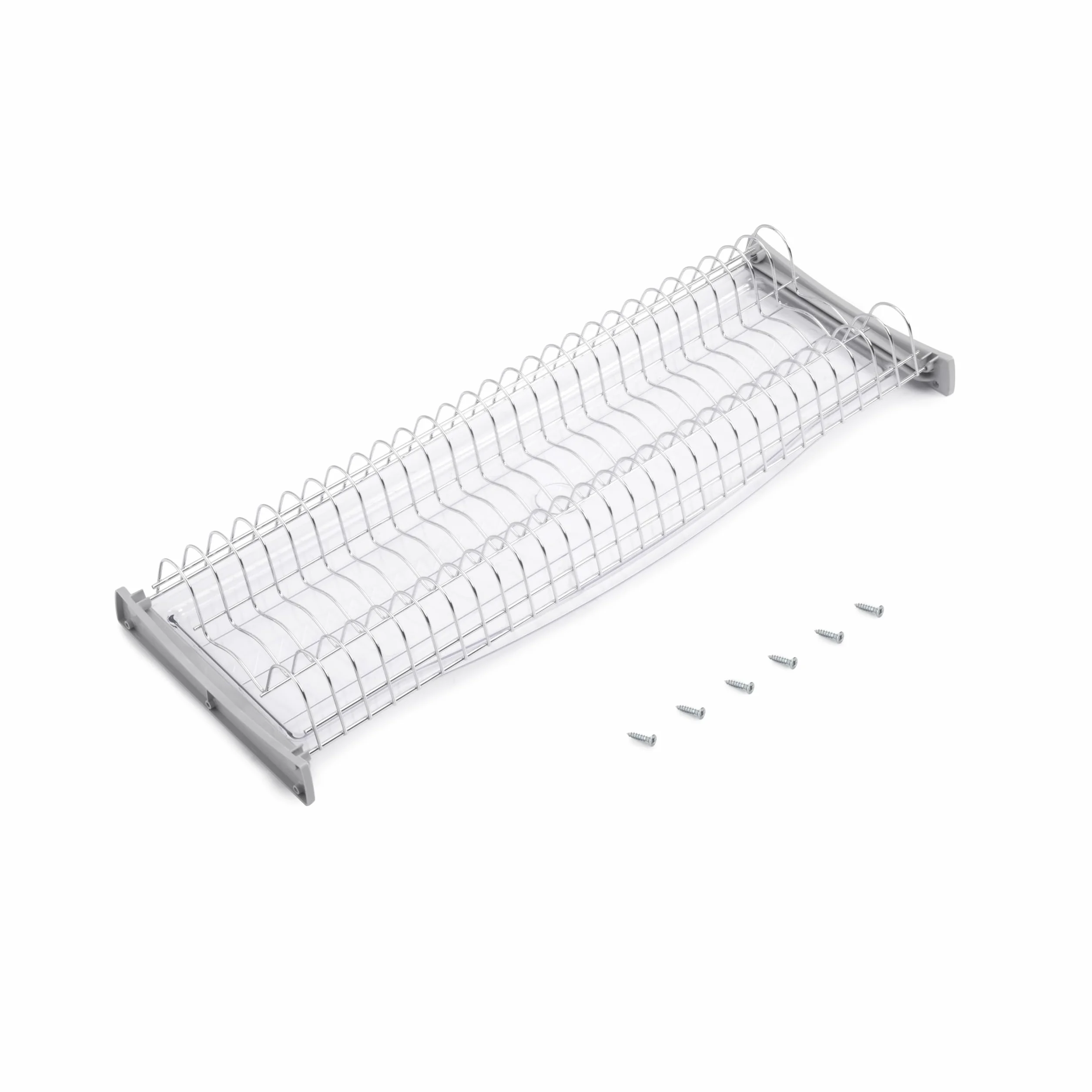 EMUCA - Escurreplatos para módulos Altos Suprastar, Escurridor de Platos y Vasos para Muebles de Cocina, Anchura Interior módulo 760-770 mm, Acero, Cromado
