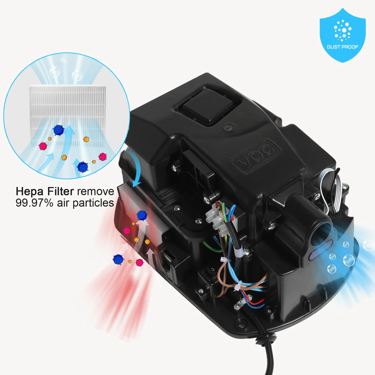 QL Secador de Manos Eléctrico Automático,Acero Inoxidable1150W,Secador de Manos Profesional con Filtro HEPA para Baño,Comercial,Plata
