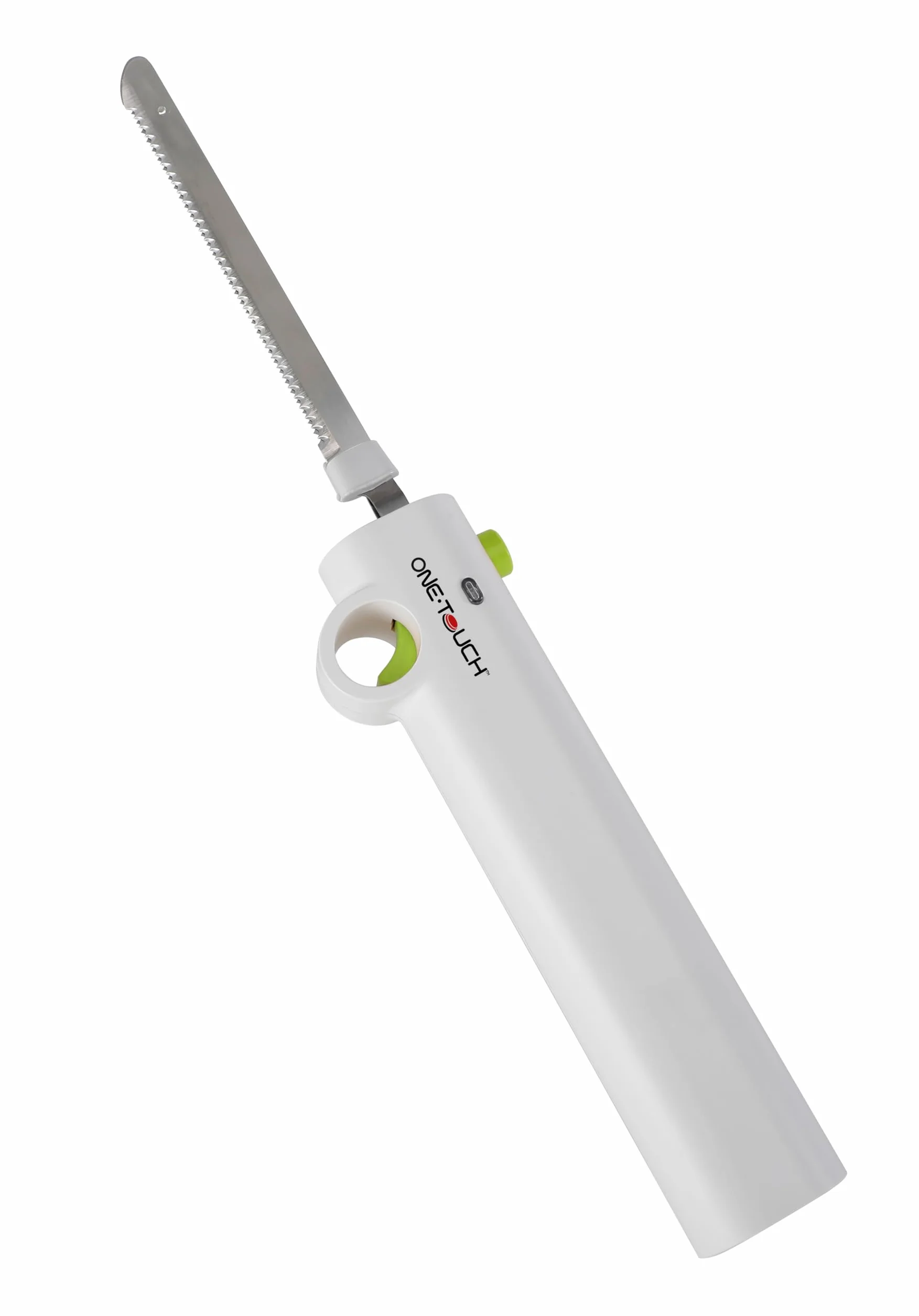 ONE TOUCH KC 157 - Cuchillo eléctrico inalámbrico - Libertad total - Ligero, manejable, potente para cortes precisos sin esfuerzo - Perfecto para personas mayores o con problemas de agarre
