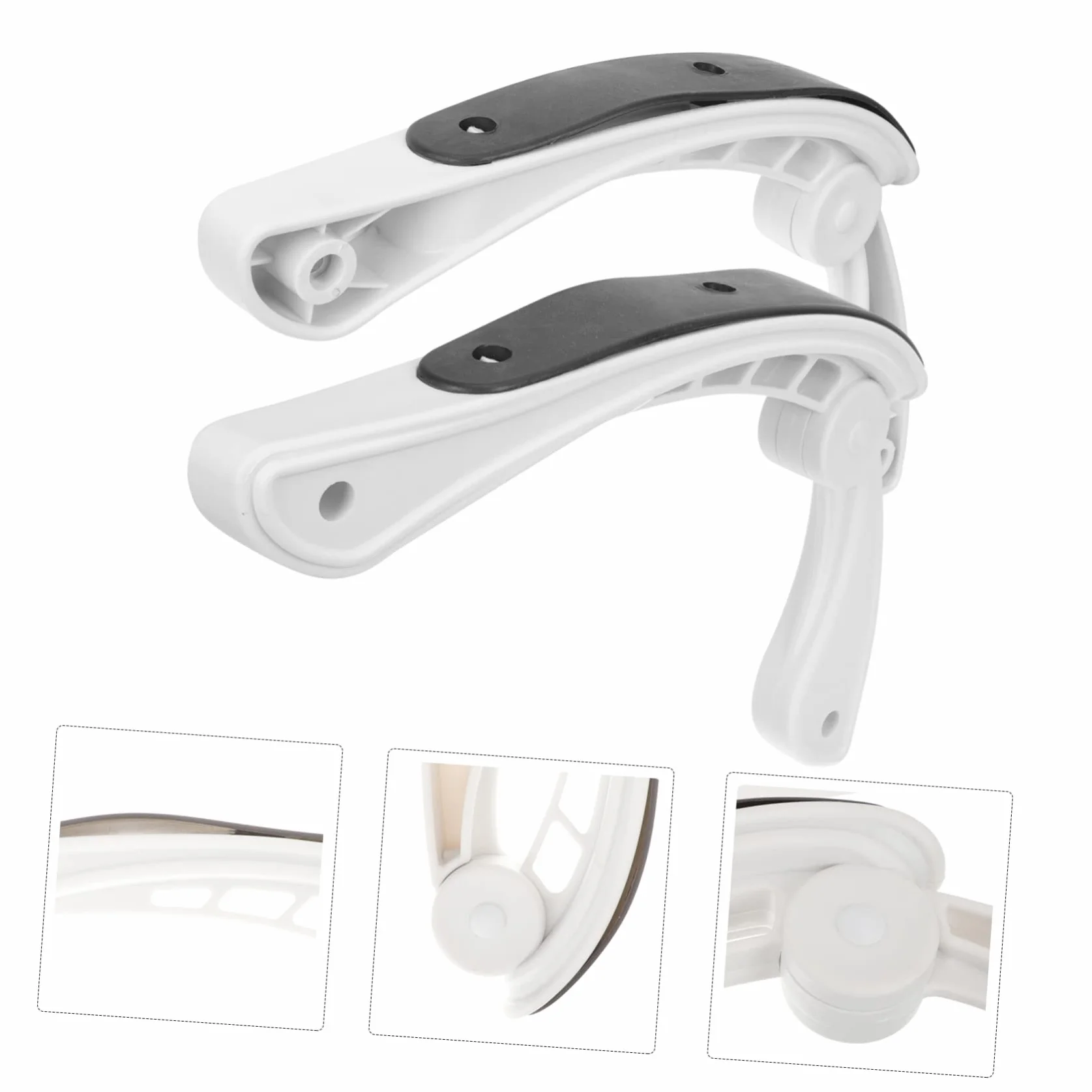 2 Piezas cadeira ergonomica Ergonomic Chair sillas escritori telescópico Cubierta del reposabrazos Silla de Componente Oficina Silla de Juego el plastico