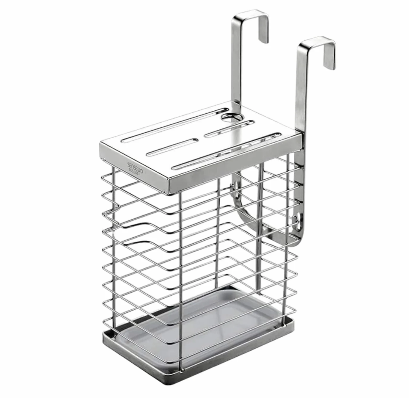 Bloque Cuchillos Cocina Soporte para Cuchillos De Ventilación Hueca, Mesa para Colgar En La Pared, Bloque De Cuchillos De Acero Inoxidable, Cocina