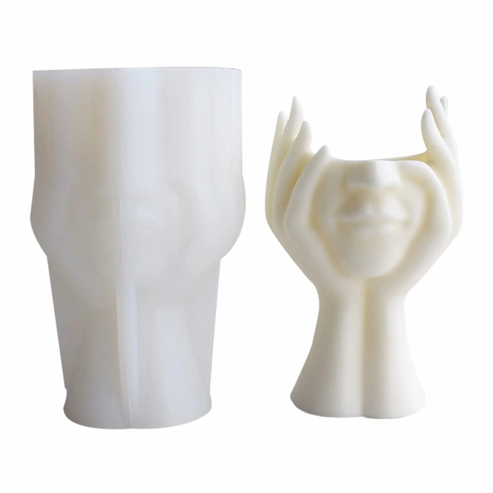 Jarrón de silicona para mejillas para mujer, suministros de artesanía para principiantes, para hornear pasteles