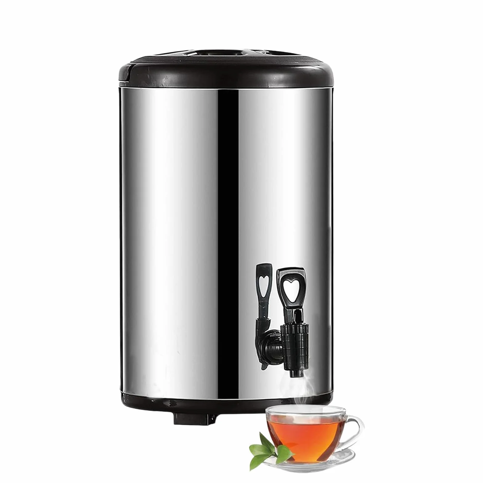Dispensador de Agua Aislado con Grifo y Recipiente de de Doble Pared | Dispensador de Café de Acero Inoxidable de Gran Capacidad para Para Zumos Té Leche Y Bebidas Para Camping Pícnic Y
