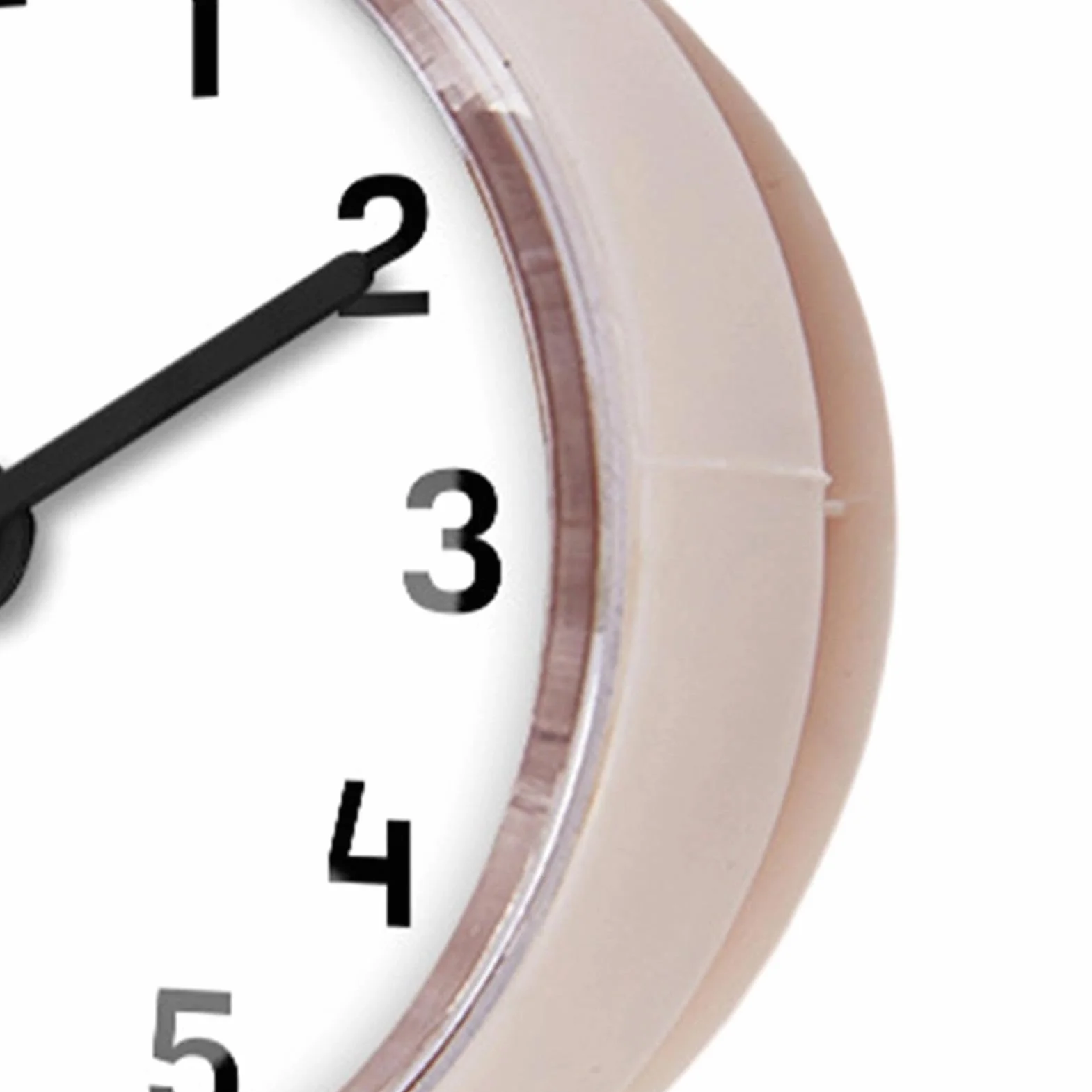 Reloj de pared impermeable PVC ABS Alarma de ducha ventosa flexible