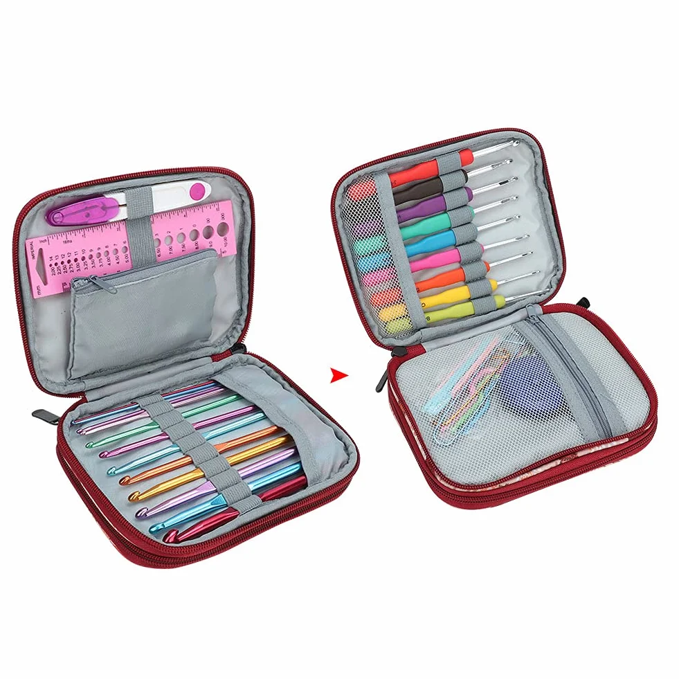 Mini Kit de Costura portátil, Suministros con Accesorios, Aguja de Tejer Hecha a Mano para viajeros Adultos Principiantes
