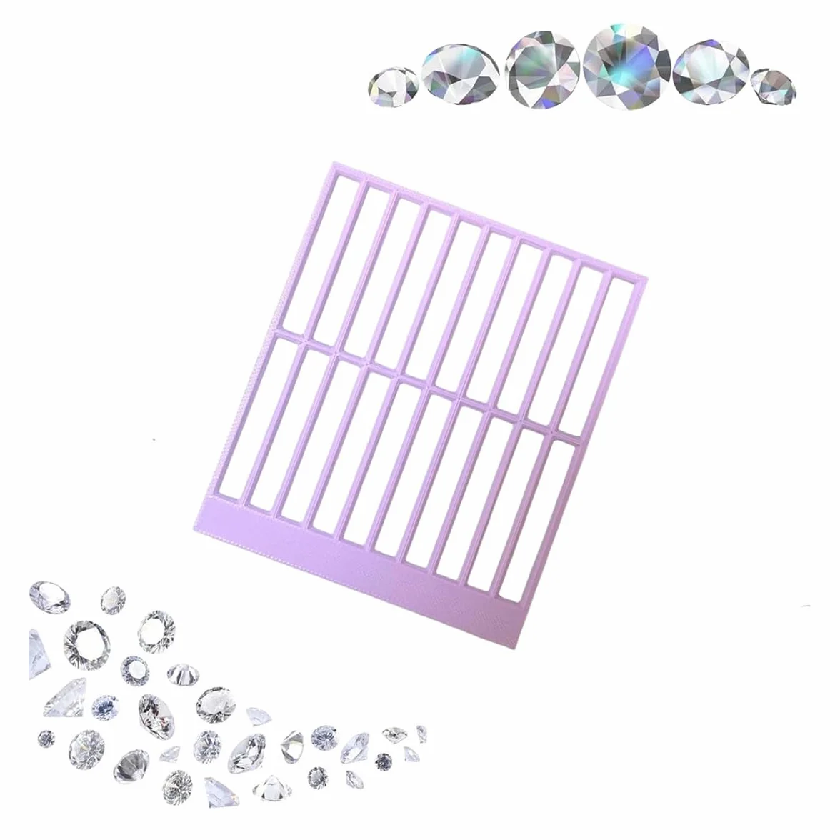Regla de pintura de diamantes, reglas antideslizantes para arte de diamantes, herramienta de alineación de taladros de puntos, herramienta avanzada de alineación de puntos en D, herramientas de