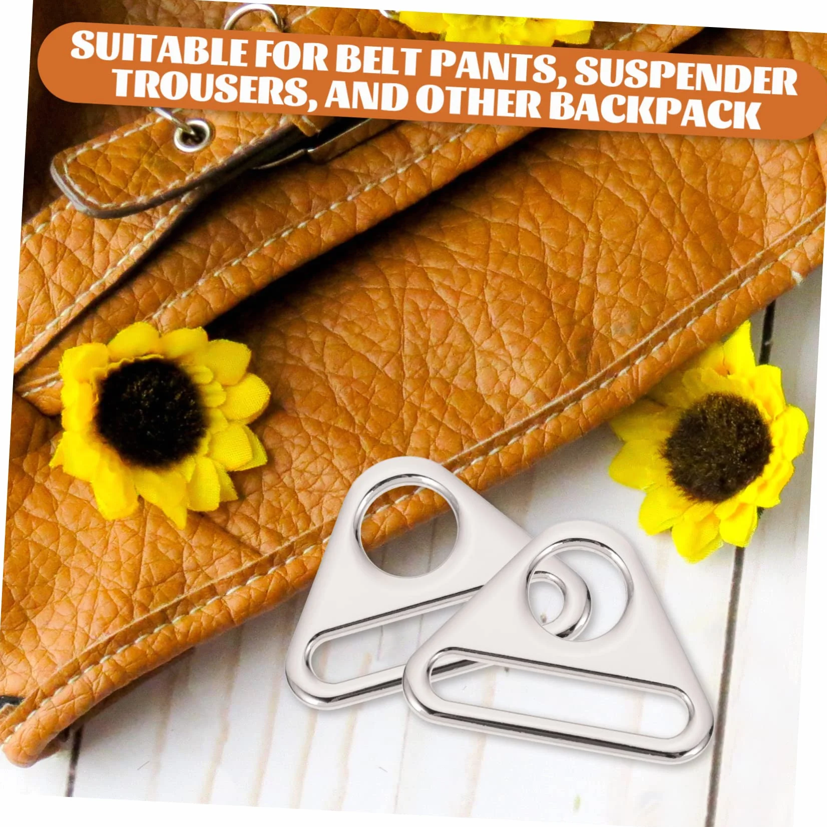 SHINEOFI 30piezas Hebillas De Triángulo Ajustables Para Manualidades Para Mochilas Suspenders y Proyectos De Costura Reemplazables y Fáciles De Usar