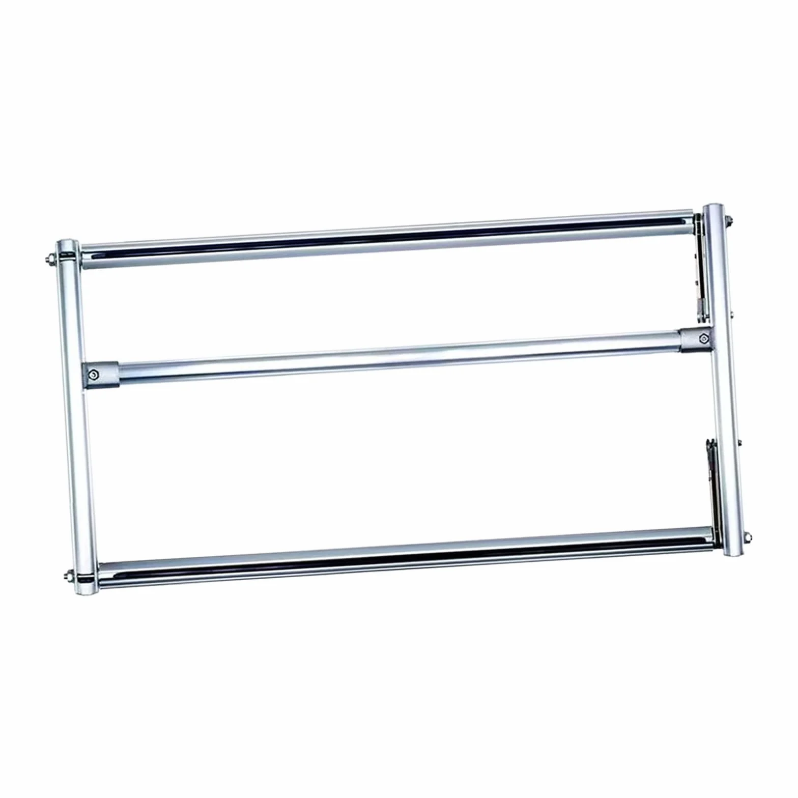 Bastidor de Bordado Ajustable Aluminio Aleación Marco de Soporte de Costura Marco de Acolchado con Ajuste de Tela en Segundos y