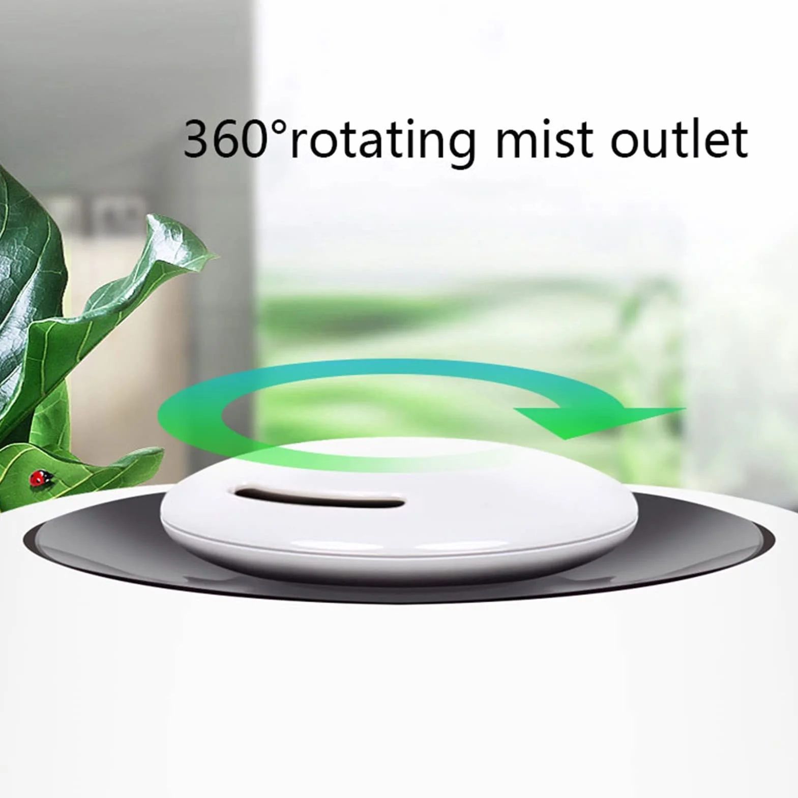 Humidificadores de Aire Humidificador silencioso del hogar Dormitorio 5L Humidificador de gran capacidad: humedad constante inteligente y apagado automático: humidificador de tiempo con bandeja de ace