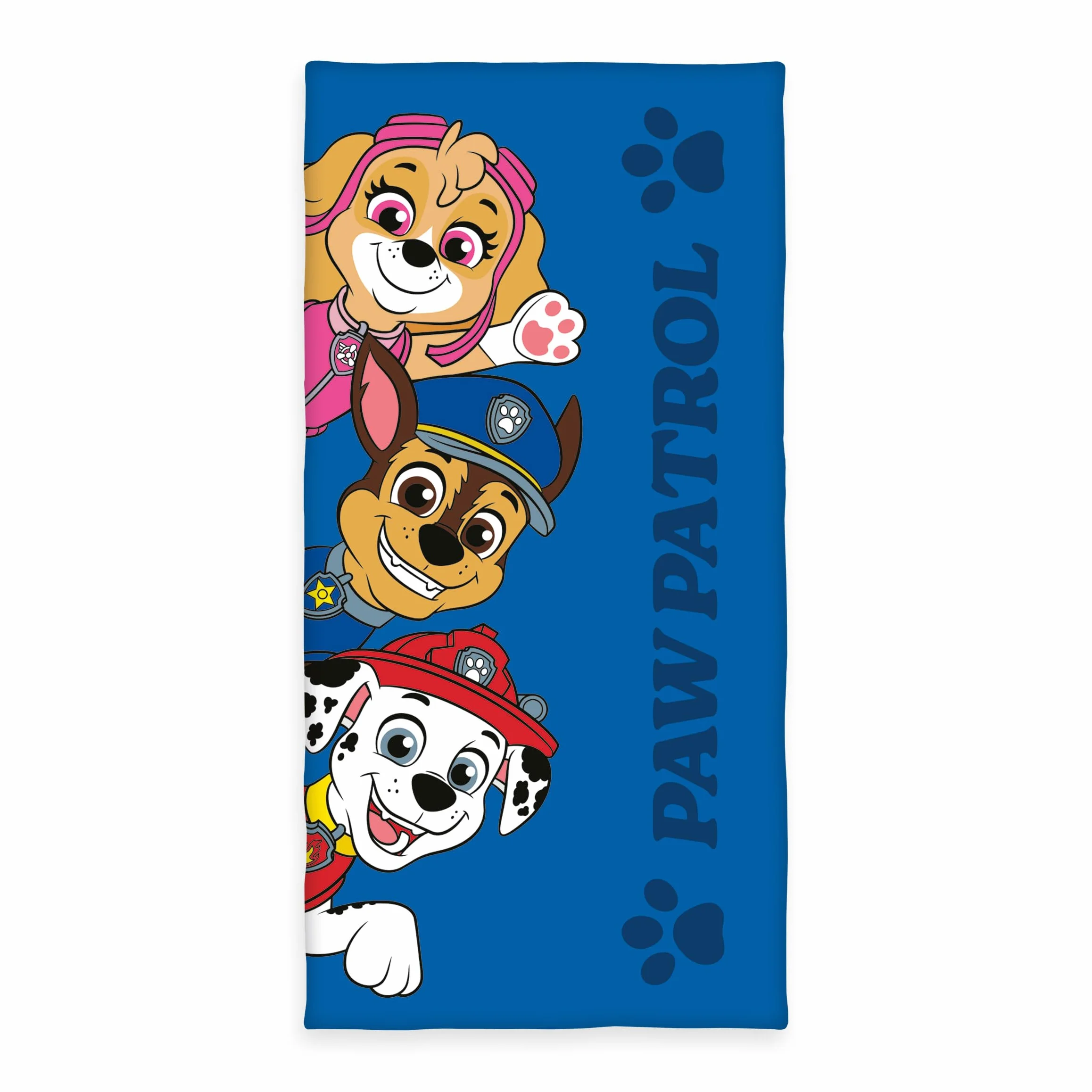Toalla de baño Paw Patrol Herding 70x140 cm 100% algodón terciopelo Azul