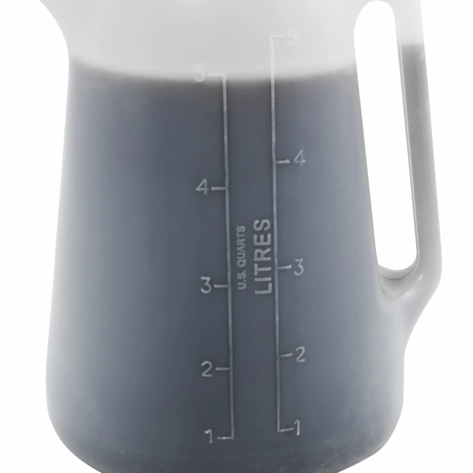 HASKYY Jarra Medidora Aceite Agua 5 L Blanco
