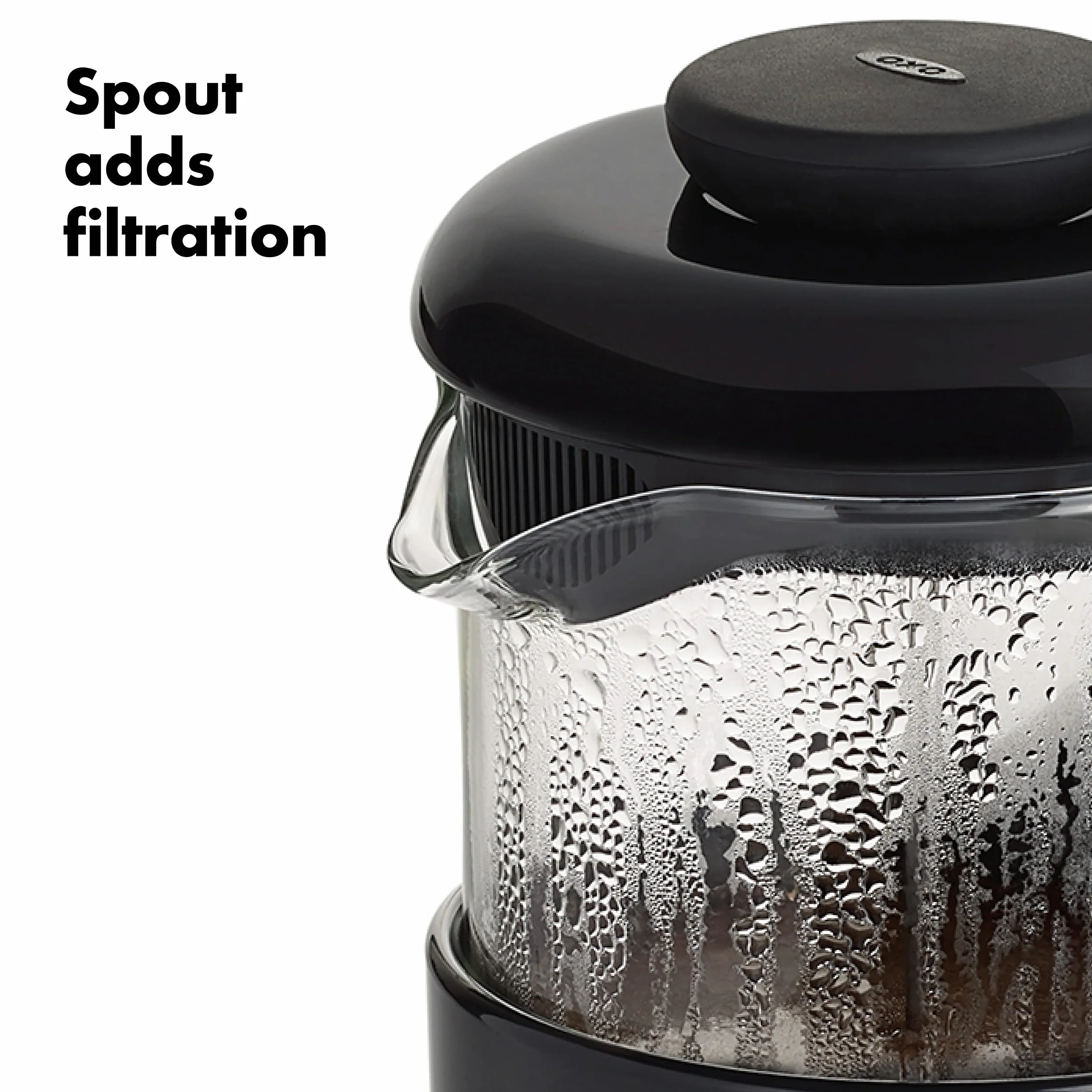 OXO Prensa francesa Good Grips Venture 11181100, plástico, color negro