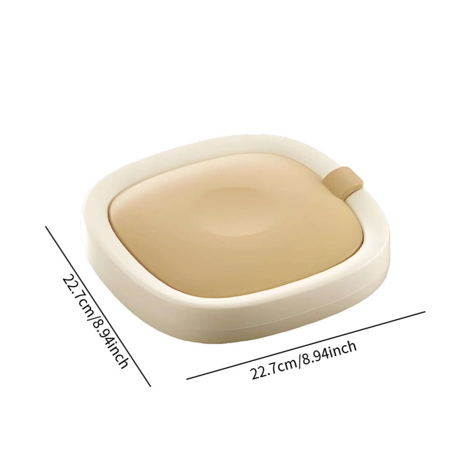 Bandeja DIY Fácil de Limpiar para Accesorios de Bricolaje, Plato Frío Instantáneo, Bricolaje Casero para El Hogar Y La Familia, Beige, Individual