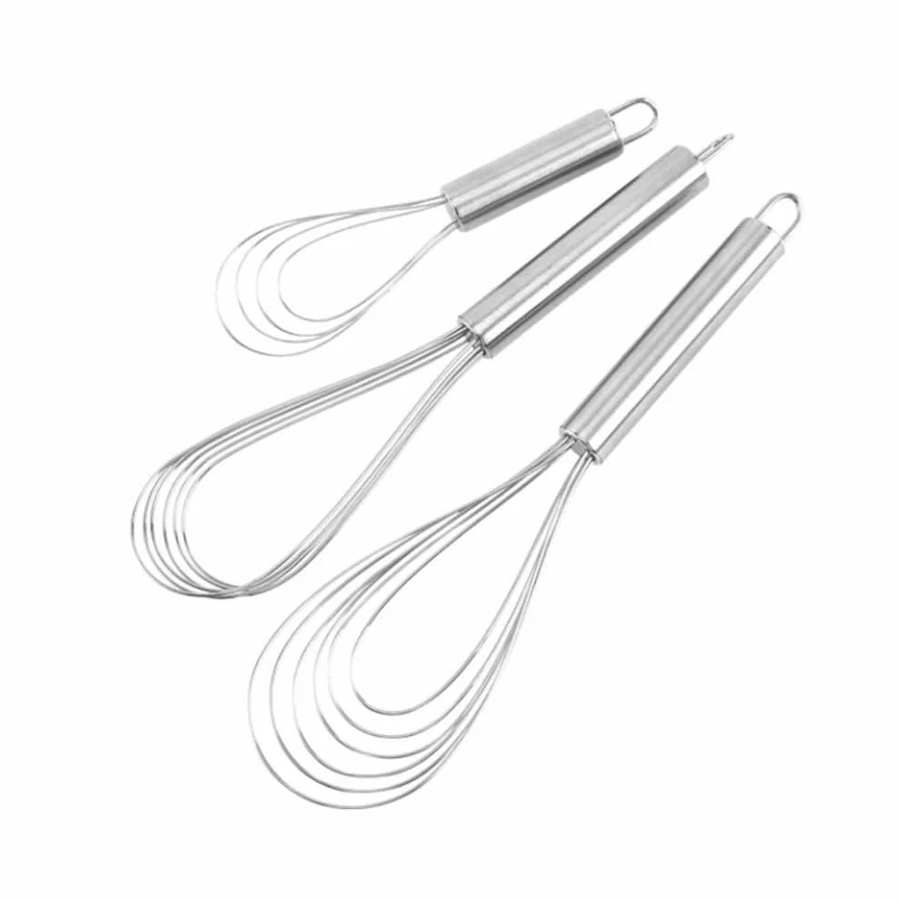 Batidor Varillas Cocina Batidor De Huevos De Acero Inoxidable En Forma De Abanico, Herramienta For Hornear, Varilla Agitadora Manual Multifunción Barillas Batir Batidor De Huevo(6.8x26.7cm)