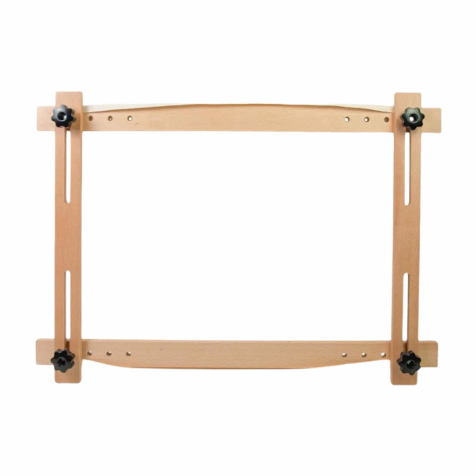 Bastidor de Bordado Tipo Pergamino, Fácil de Usar, Herramienta de Costura Multifuncional, Accesorio de Costura Portátil de Madera Maciza, Soporte para