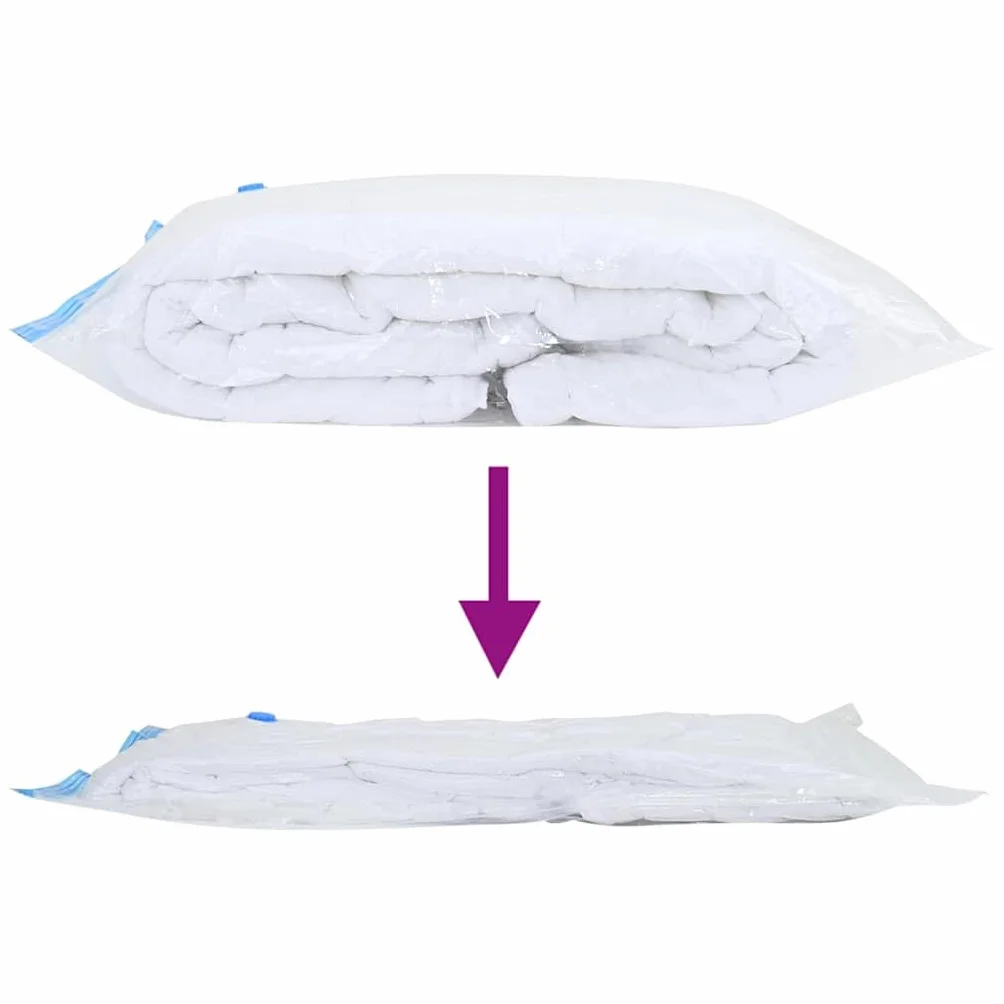 20 bolsas de almacenamiento al vacío de 130 x 100 cm, juego de bolsas de almacenamiento al vacío para ropa, ropa de cama y mantas, bolsas de almacenamiento impermeables para el orden en el hogar