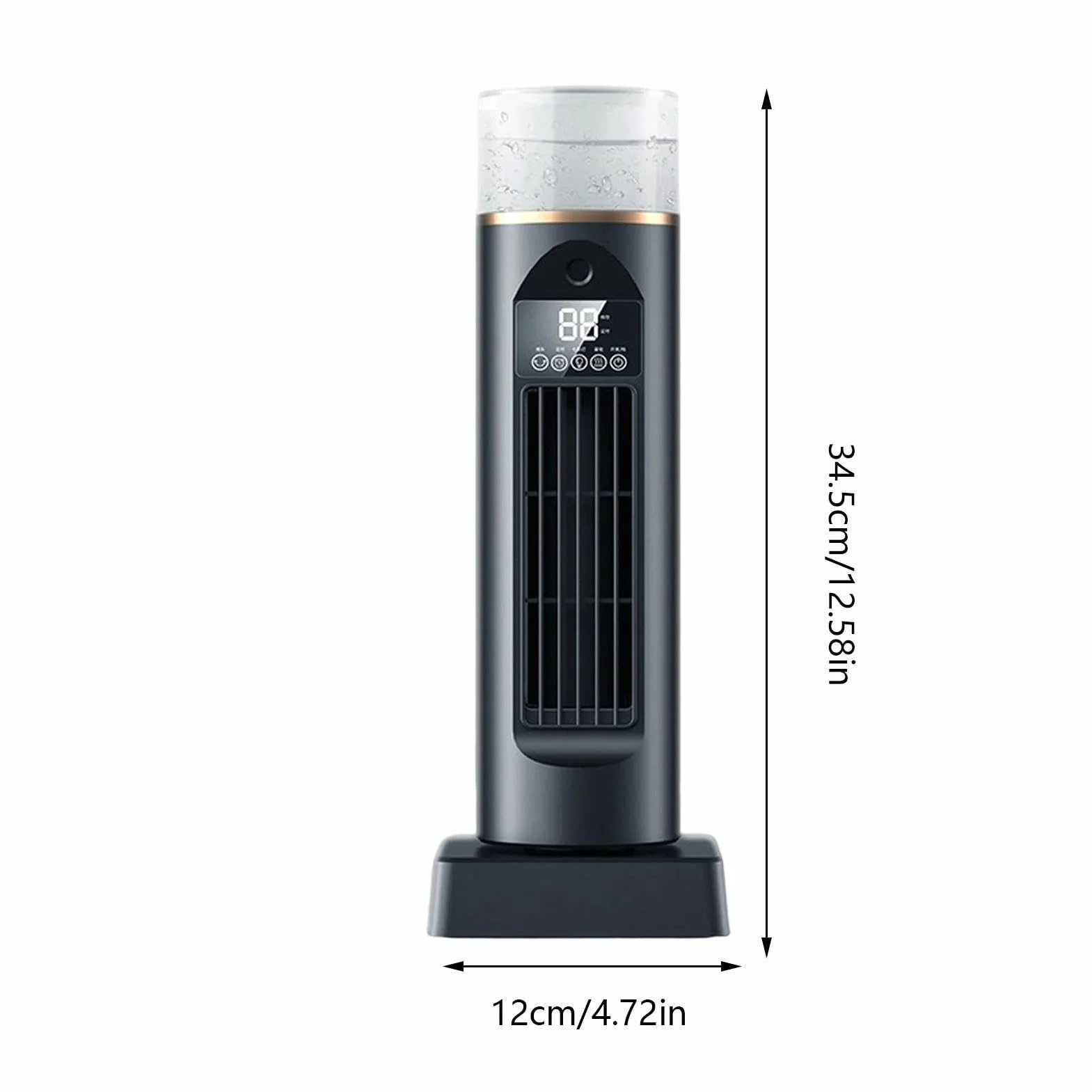 Ventilador Torre Para Dormitorio Soplador Silencioso Sin Aspas 6 | Ventilador Habitación Oscilante 110 Grados Para Hombres Mujeres Interior Escritorio Hogar Oficina