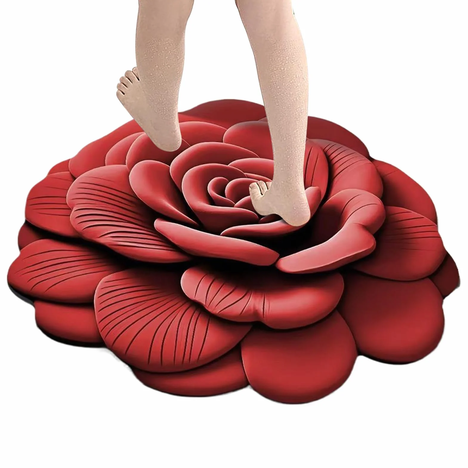Alfombra De Baño Antideslizante De Felpa Suave Cómodas y de Secado Rápido | Tapete Multiusos para Entradas Pasillos y Salón