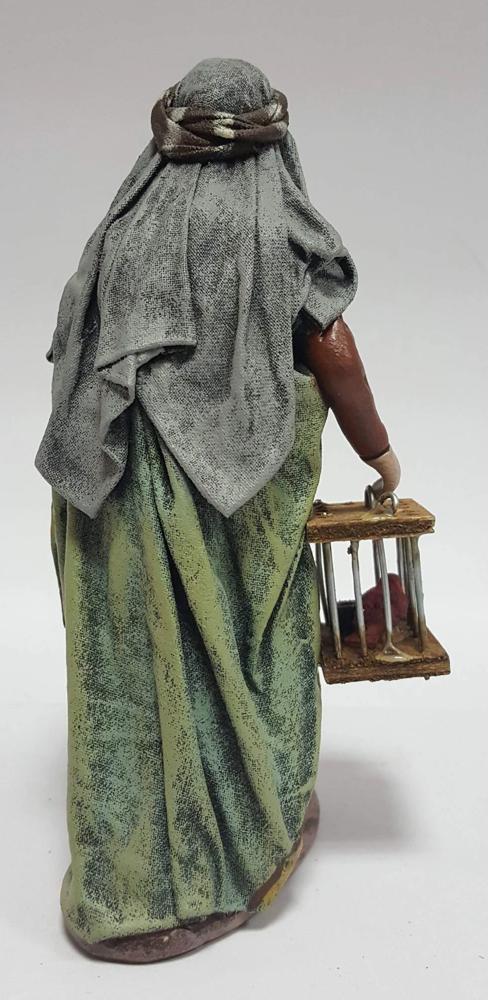 Pastor con pájaro enjaulado para Figuras de 14 cm