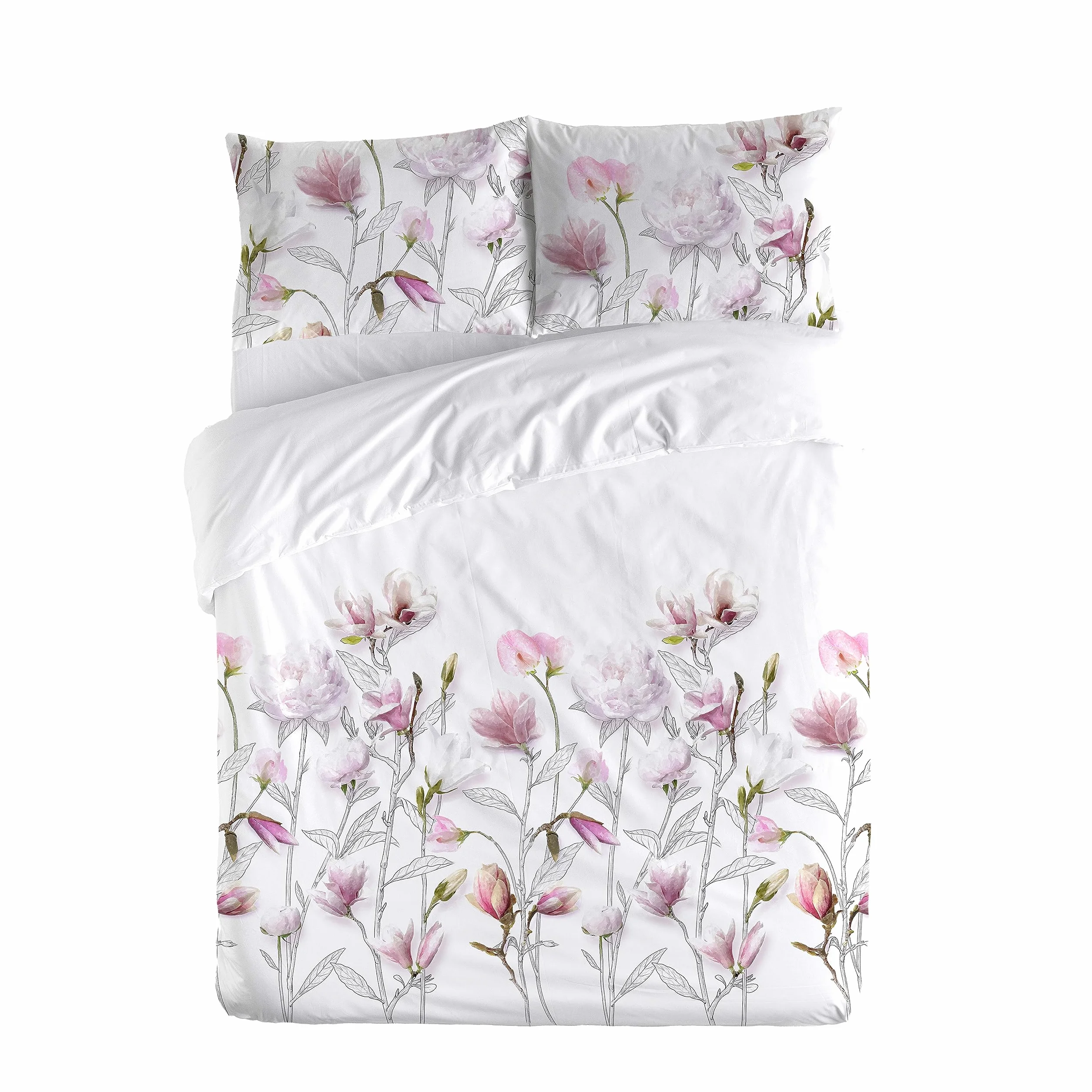 ETHERE MAISON Funda nórdica Sirwater Cama 180 cm - 260x240 cm, algodón 200 Hilos. Cierre con Botones.