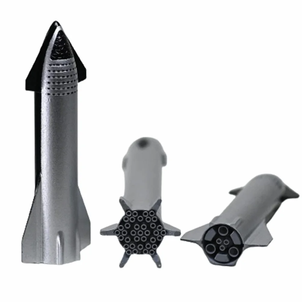 REHOOF Starship Modelo 1: 375 Un Modelo De Nave Espacial Simulado Modelo De Cohete Falcon A Gran Escala, Soporte De Separación De Una Y Dos Etapas, Un Excelente Regalo
