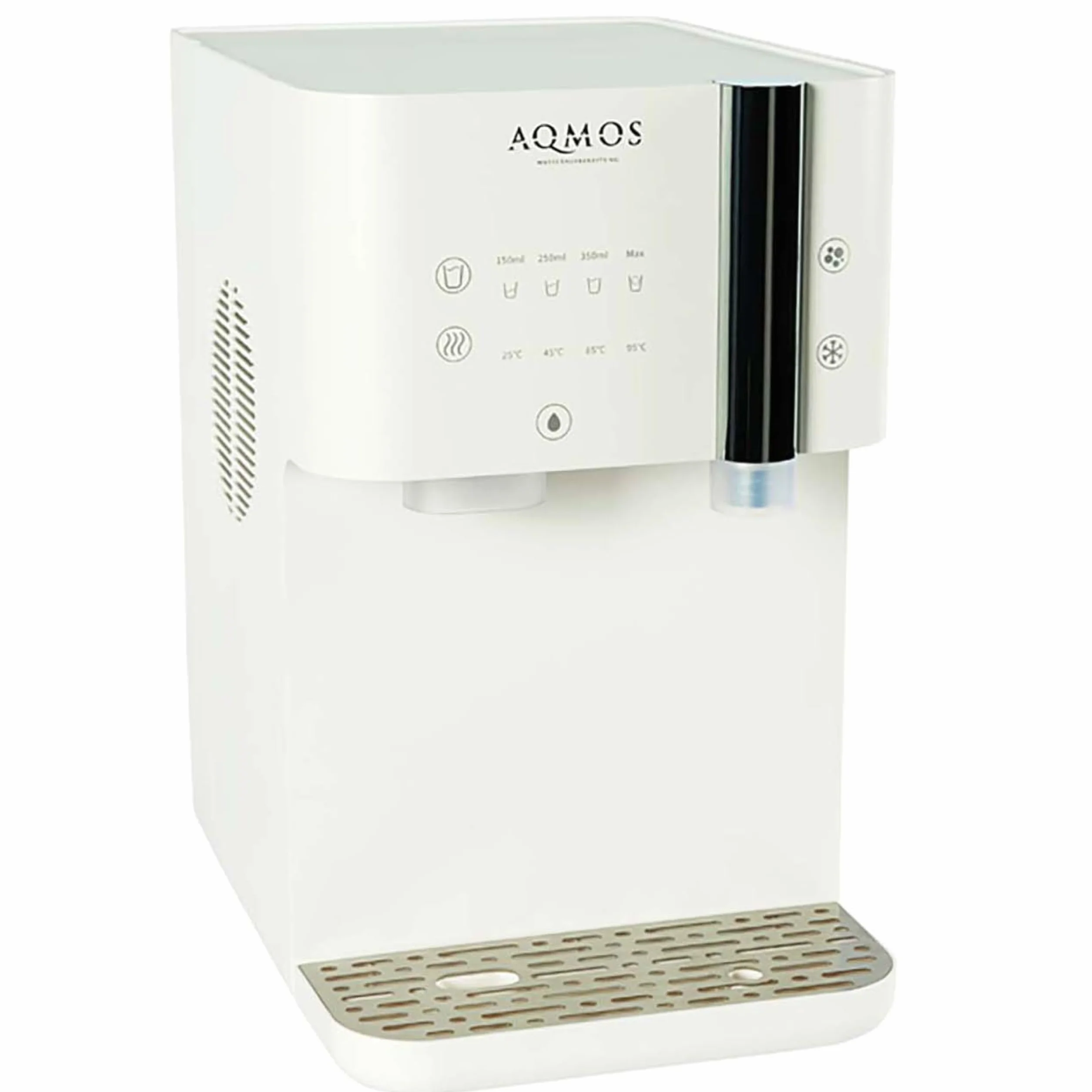 Dispensador de Agua Aqmos Drinking Blanco – Sistema Premium Todo en uno con Agua con Gas y sin Gas, Caliente y fría (5–95 °C), ósmosis inversa integrada, Control táctil, para Cocina y Oficina