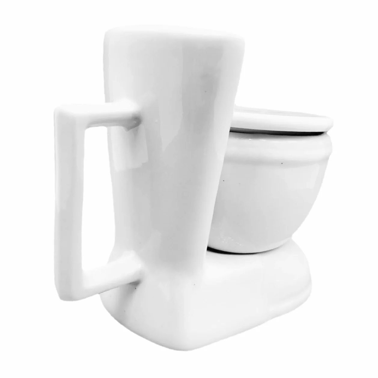Cabilock Taza de Cerámica con Diseño de Inodoro Bebidas como Café Té y Leche Taza para Desayuno Regalo Original para Oficinas y Ocasiones Especiales