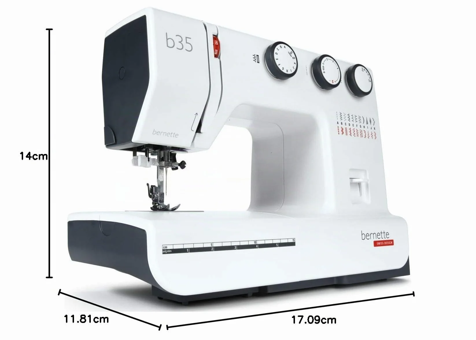 Bernette 35 Máquina de coser de diseño suizo