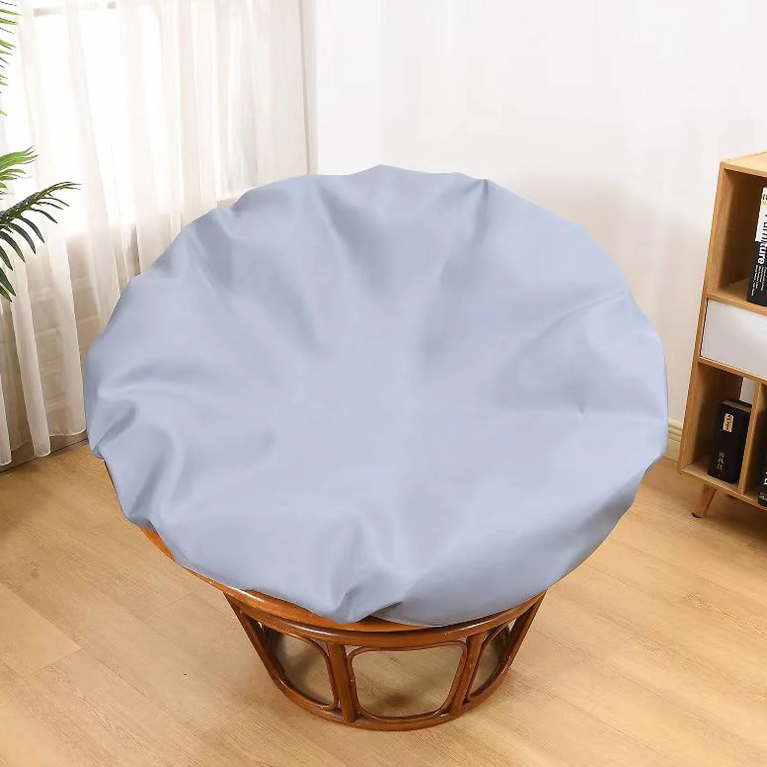 Funda de cojín impermeable para exteriores, funda de cojín extraíble con cierre de cremallera, fácil de limpiar, duradera, protector de cojín para muebles de exterior