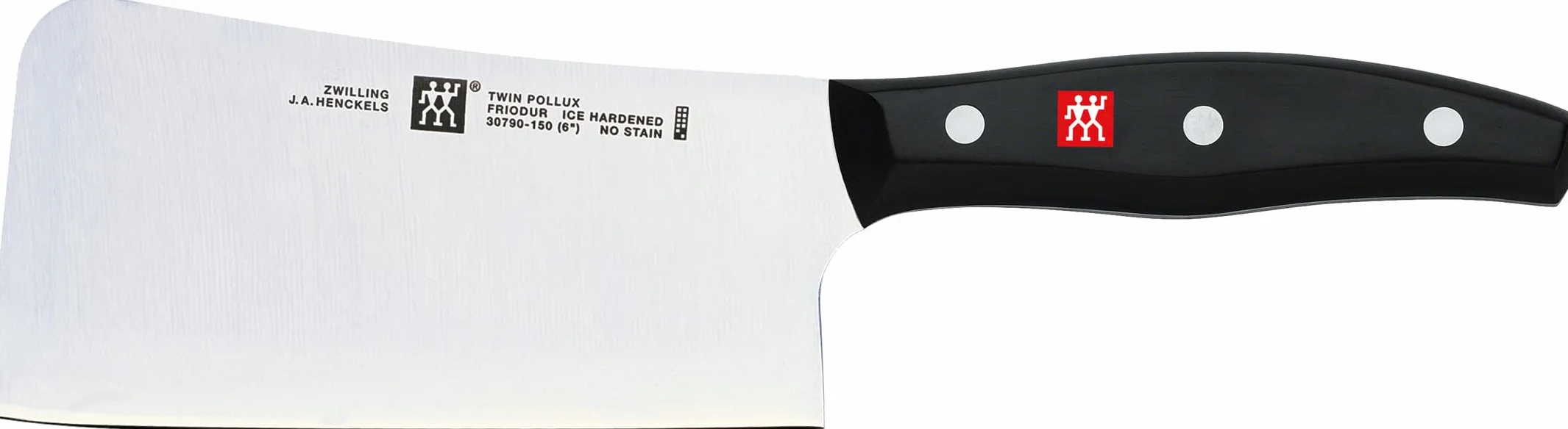 ZWILLING Cuchilla, Longitud de la hoja: 15 cm, hoja ancha, Mango especial de acero inoxidable/plástico, Twin Pollux
