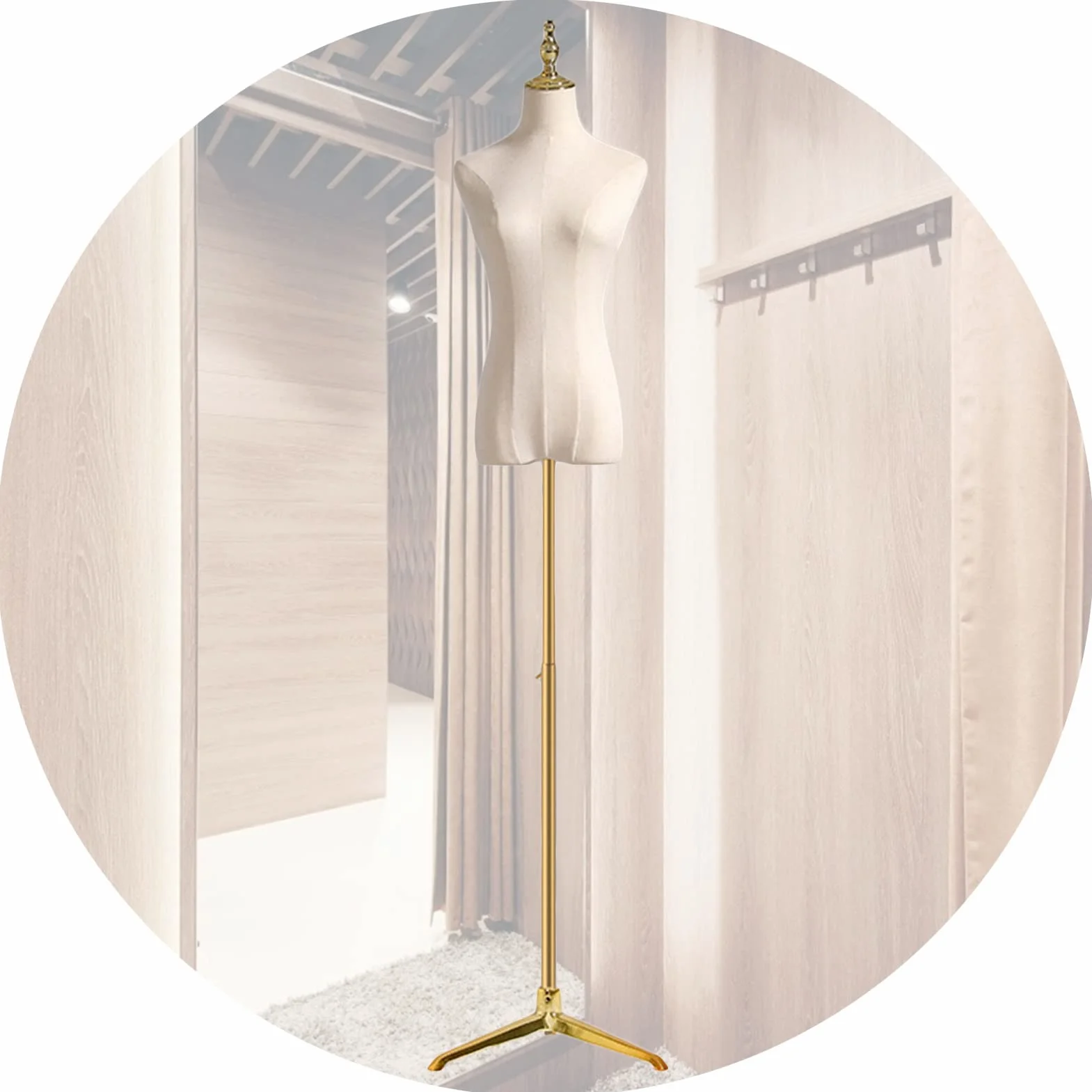 Cuerpo De Torso De Maniquí Femenino, Accesorios De Modelo Maniquí De Medio Cuerpo De Altura Ajustable De 140-190 Cm, Maniquí De Diseño De Costura para Confección Ropa De Sastres