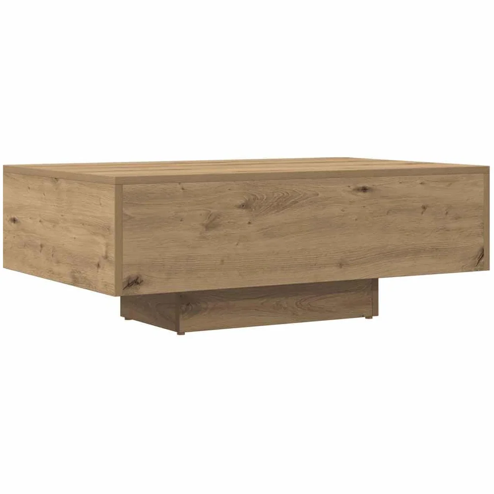 Genérico Mesa de Centro Madera ingeniería Roble Artisan 85x55x31 cm,Mobiliario,Mesas,Mesas Decorativas,Mesas de Centro,856403