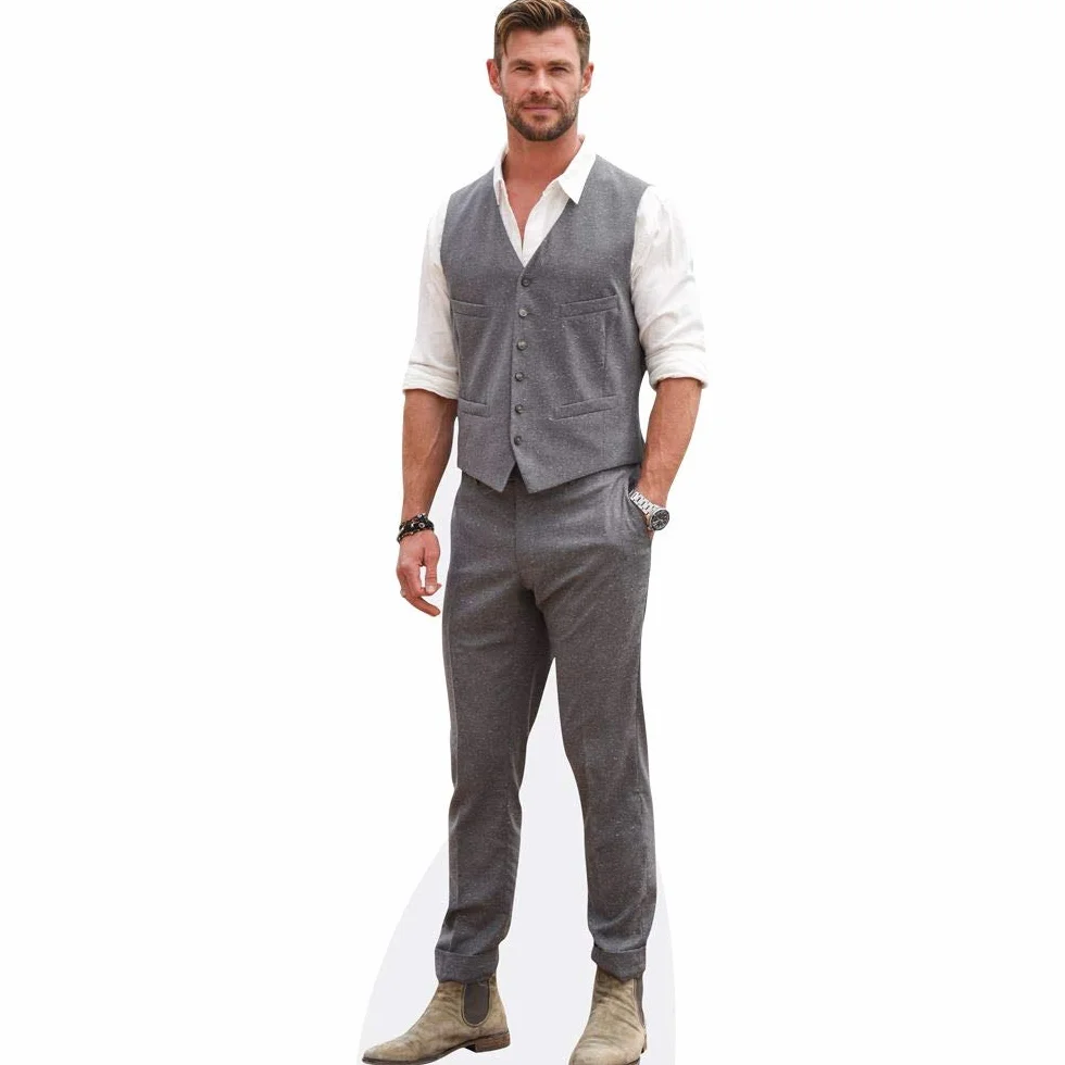 Chris Hemsworth (Waistcoat) Tamano Natural