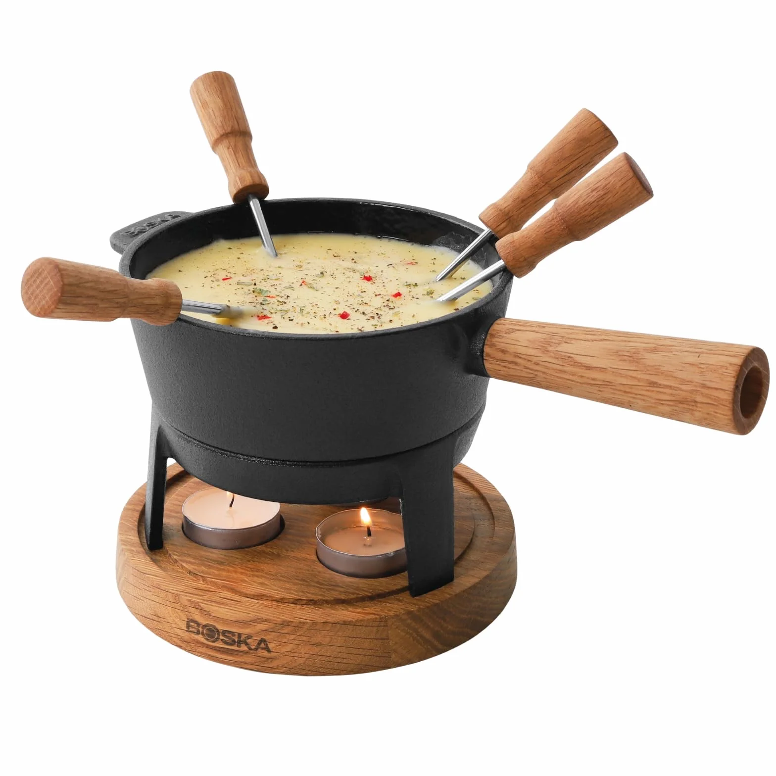 Boska Set de fondue Pro S - Por 350 gramos queso derretido - 700ml
