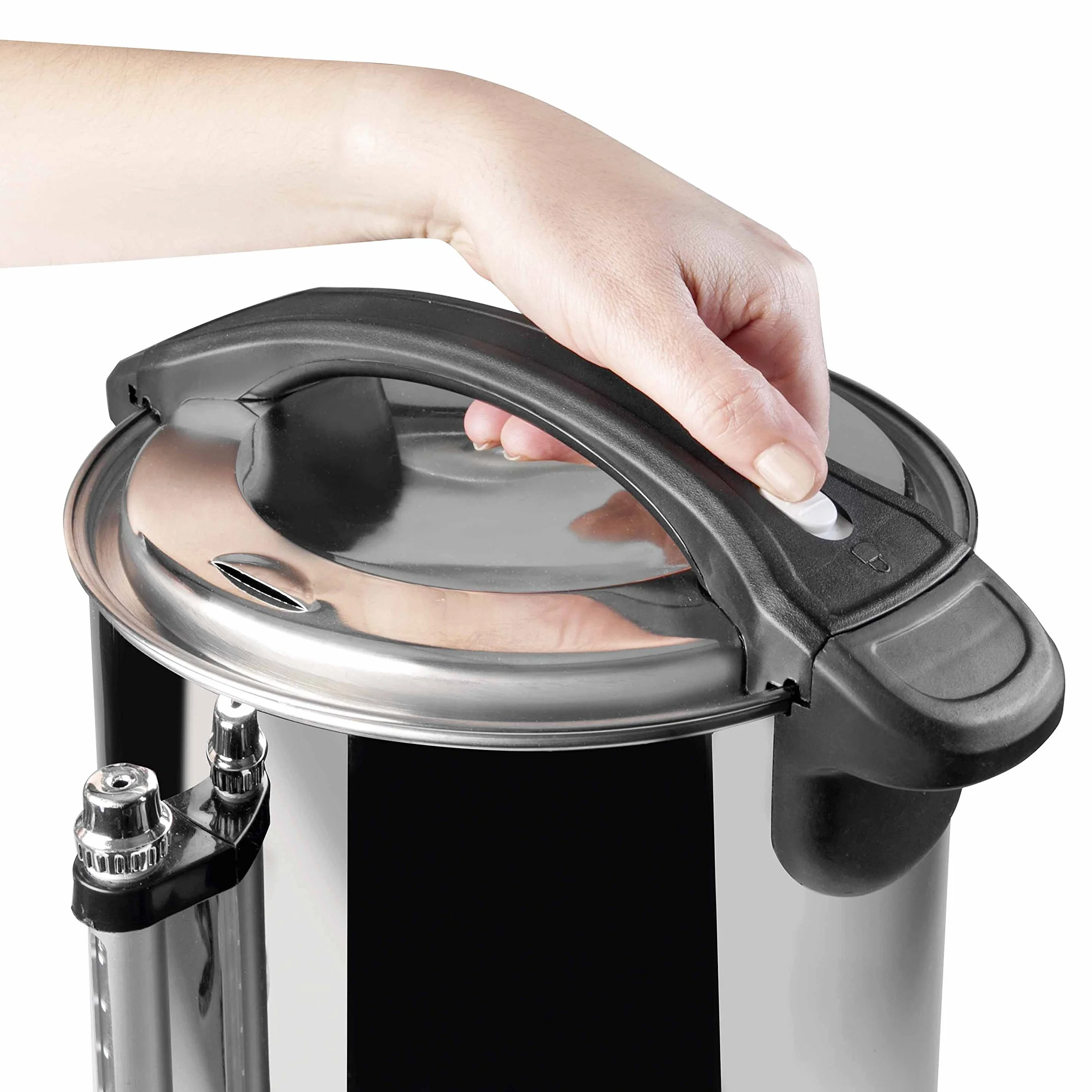 Lacor 69476 Dispensador Eléctrico, 1500 W, 6 litros, Acero Inoxidable