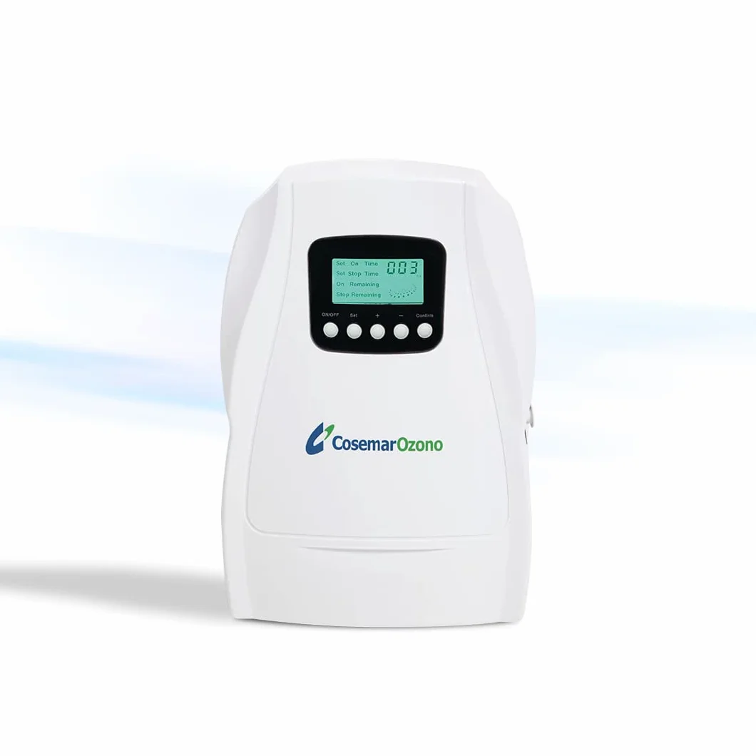 Ozono Hogar - Generador de Ozono Digital Cosemar. 2 en 1 - Desinfección y desodorización de aire y agua - Producción 500 mg/h