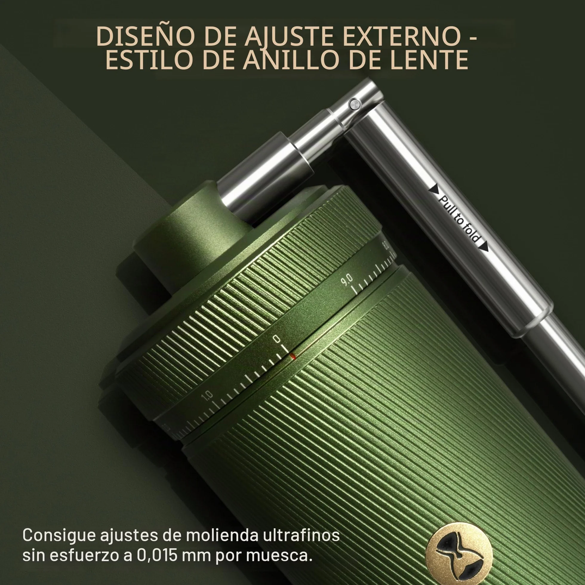 TIMEMORE Chestnut S3 - Molinillo de café manual con capacidad de 30 g, molinillo de café de mano para el hogar, escala de ajuste externo de alta precisión para viajes/campamentos, molinillo de café
