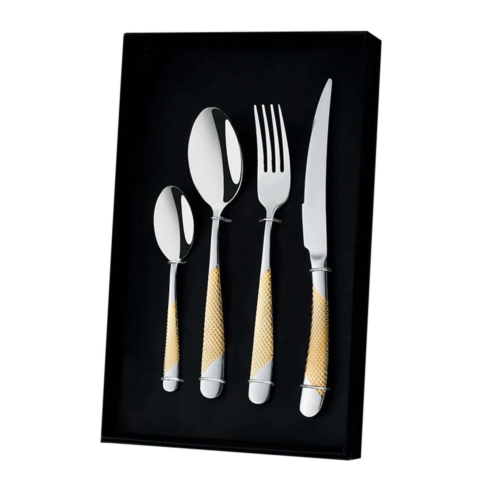 juego de cubiertos, Juego De Cubiertos - Tenedores, Cuchillos Y Cucharas for El Hogar, La Cocina Las Fiestas Acabado Plateado