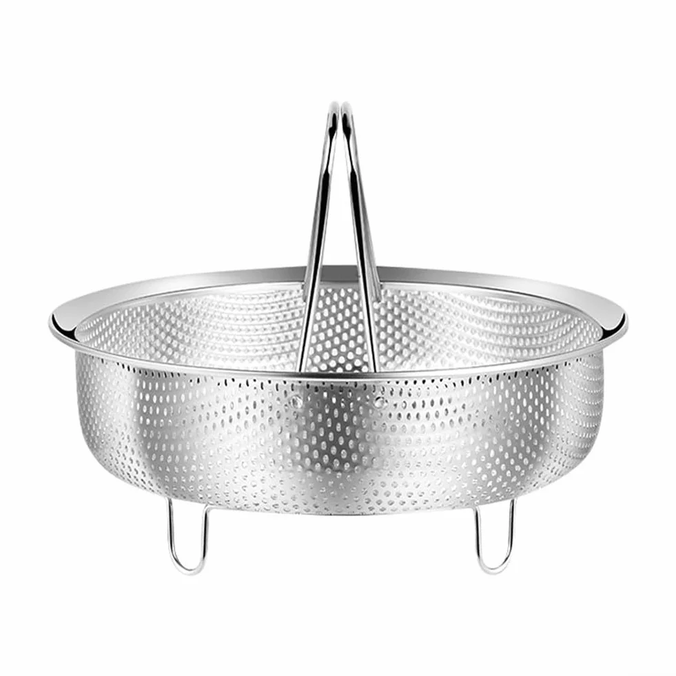 Cesta de vapor de acero inoxidable 304 para olla a presión, 14-24 cm XL