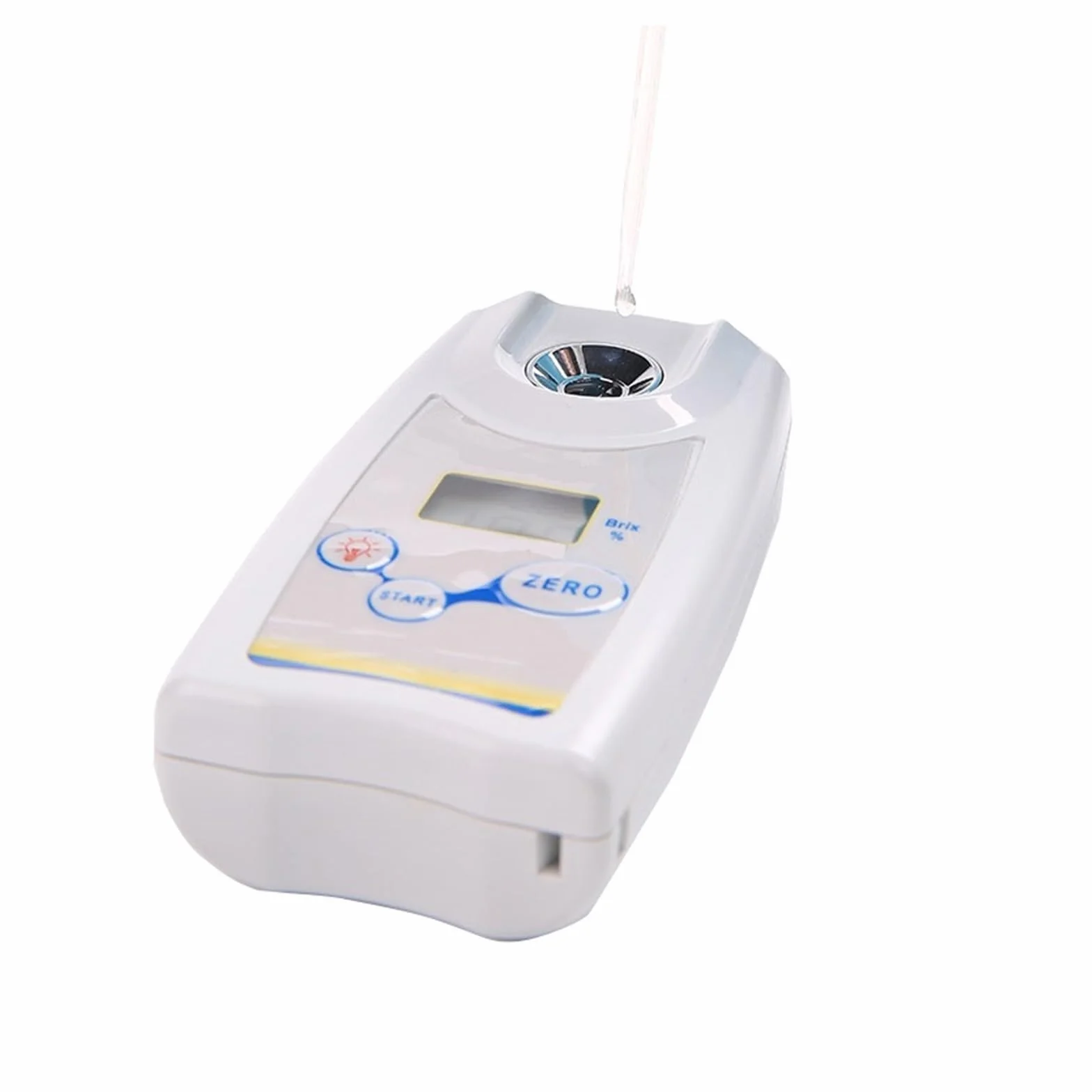 Refractómetro Digital Medidor Sacarímetro Densímetro For Fruta Vino Cerveza Concentración De Azúcar Probador 0.0-53% MedicióN De PrecisióN