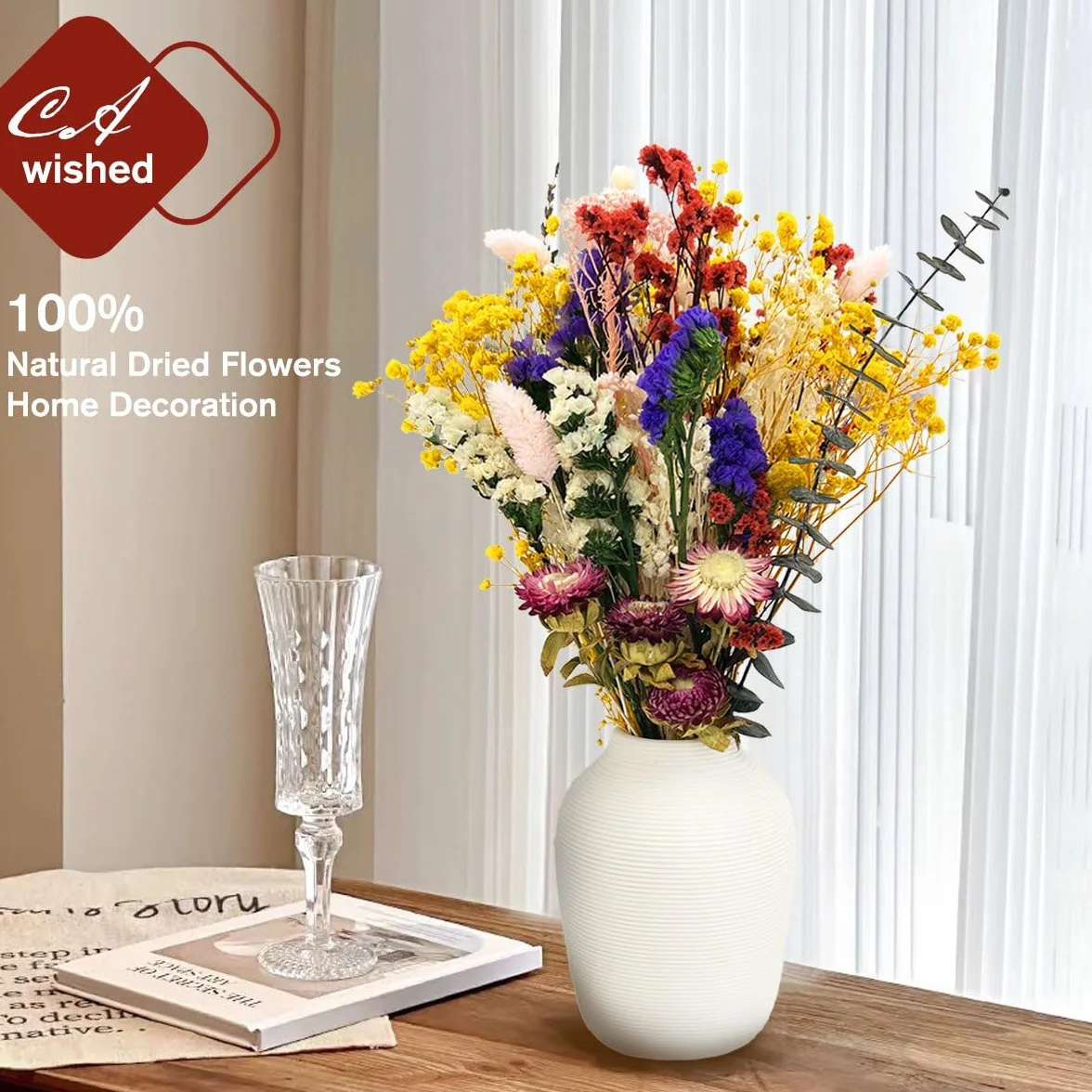 Flores Secas Naturales y Preservadas Conjunto 32 Pcs para Decoracion Ramos DIY Arreglos Florales Boda Hogar