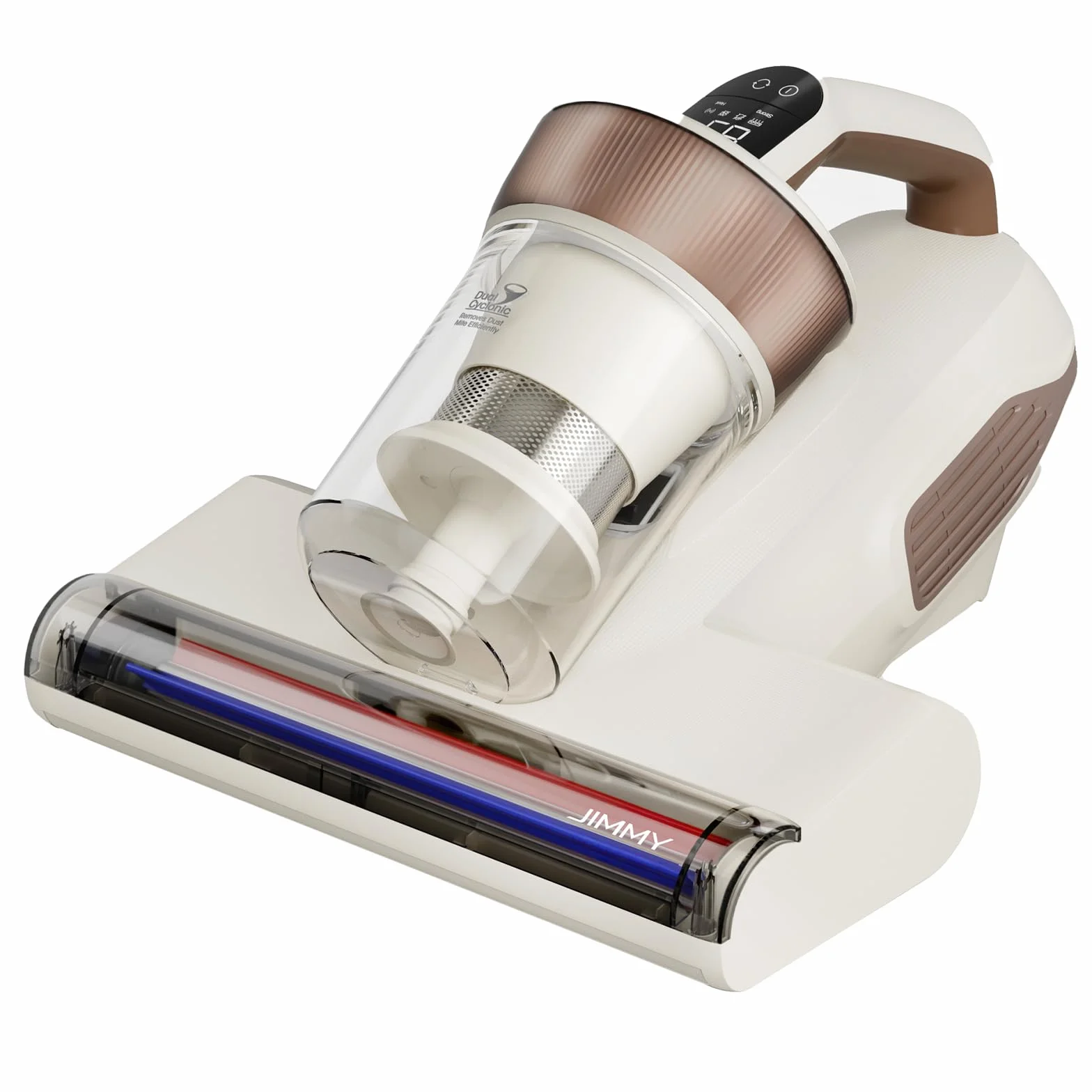 Jimmy BX6 Lite Aspirador Antiácaros para Colchones, con Potencia de Succión de 600 W, 15 kpa, Aspiradora con Sensor de Polvo, Aire Caliente, Luz UV-C, Tecnología Ultrasónica, para Colchón Cama Sofá