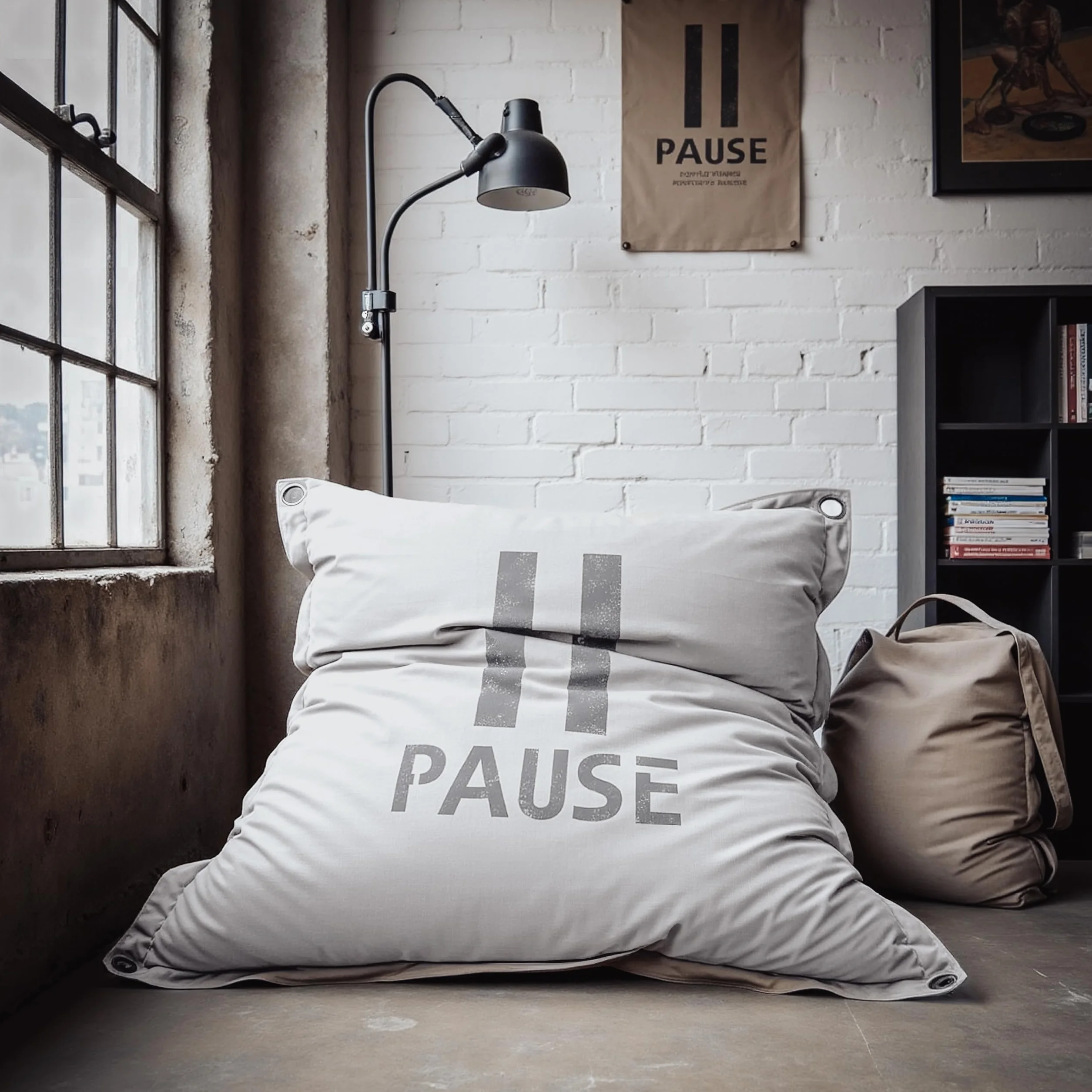 Aiire Sillón Puff con Relleno Incluido - Sofa Puf Gigante Moderno en Algodón Premium - Funda Desenfundable y Lavable - Bean Bag Chair para Jóvenes y Adultos - Puffs XXL [180x140]