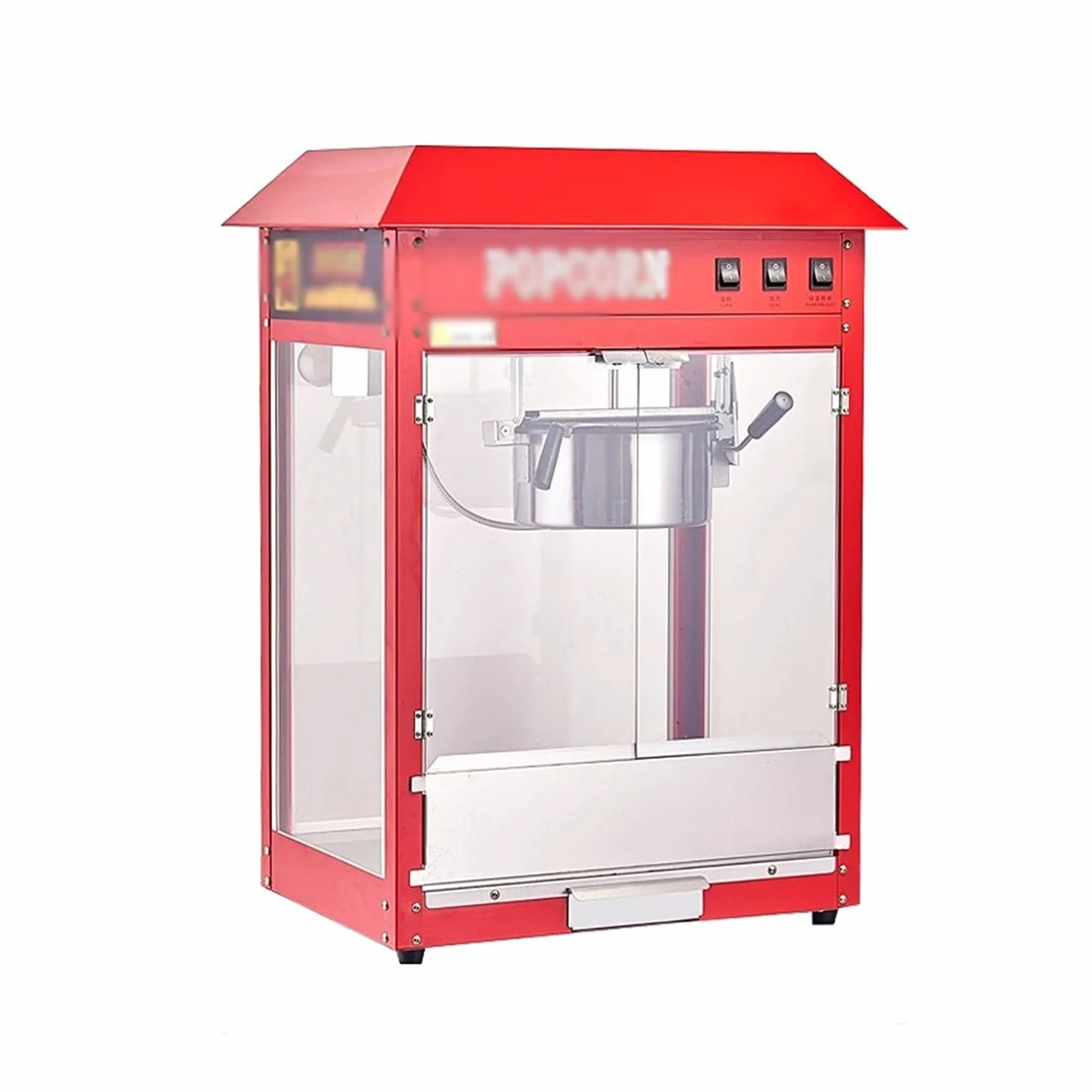 Máquina de Palomitas Máquina de Palomitas de maíz, Puesto Comercial, Máquina de Palomitas eléctrica Completamente automática, Máquina de Palomitas móvil Palomitero